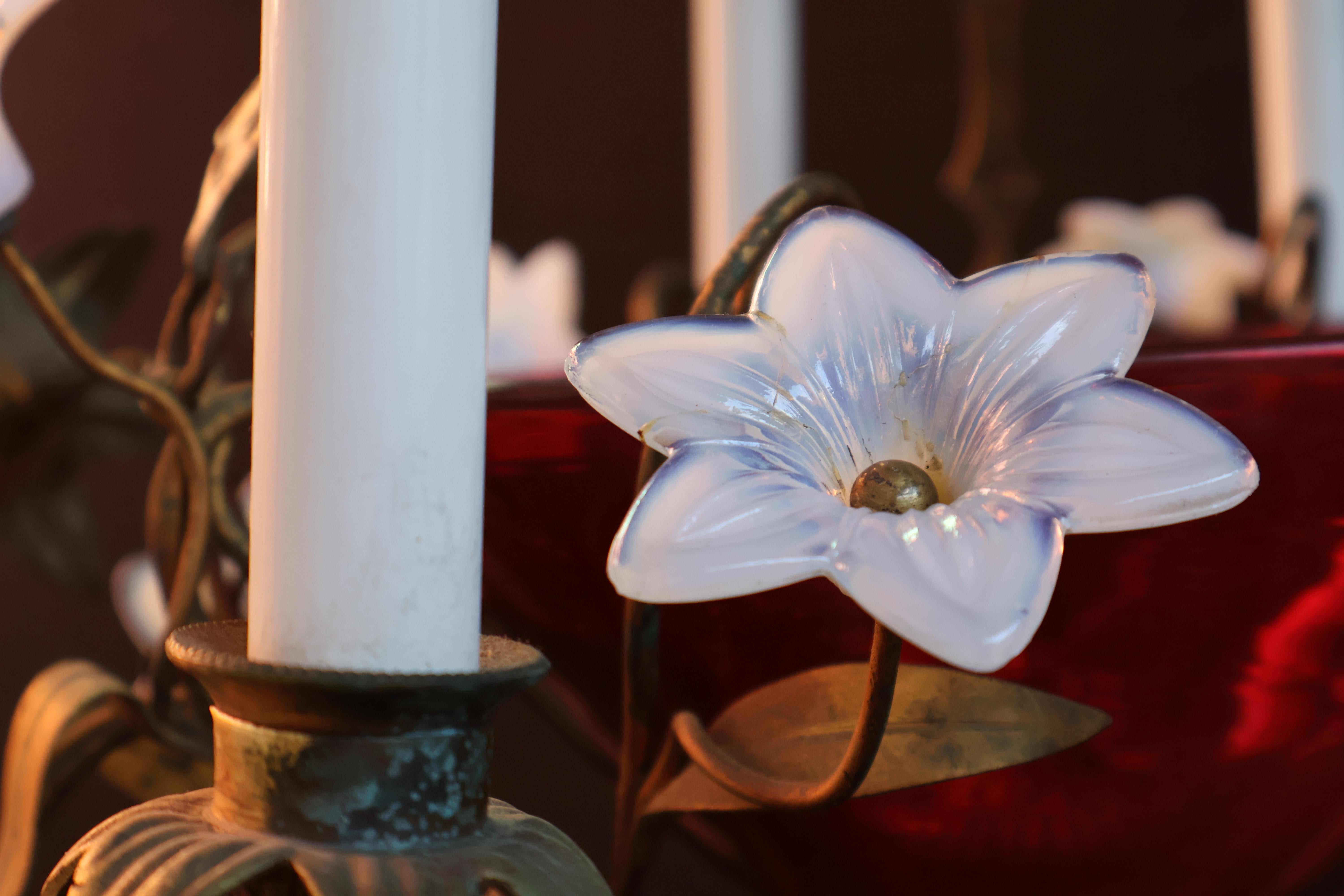 Preciosa lámpara de araña francesa de finales del siglo XIX en venta 4