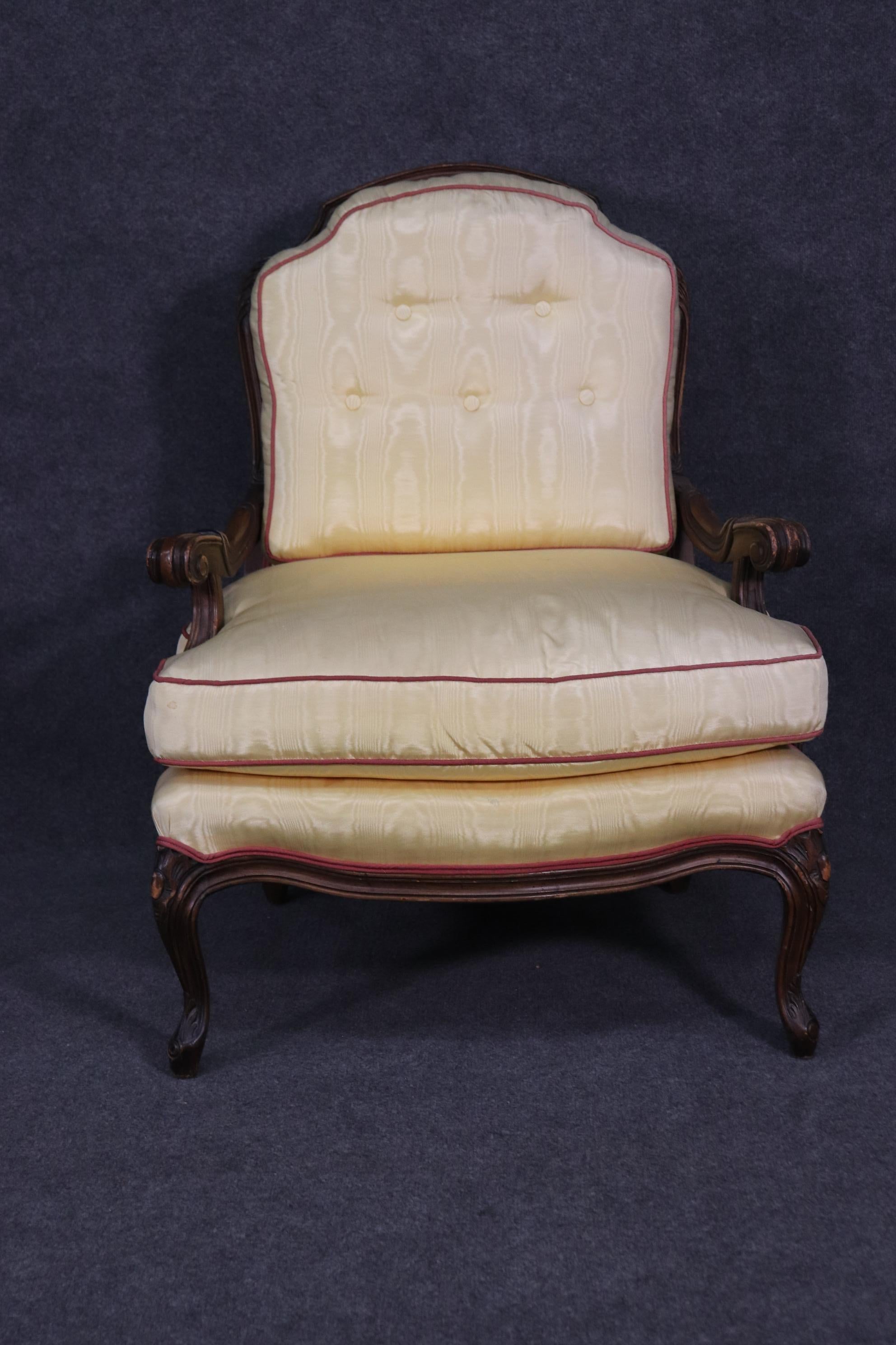 french chair with ottoman