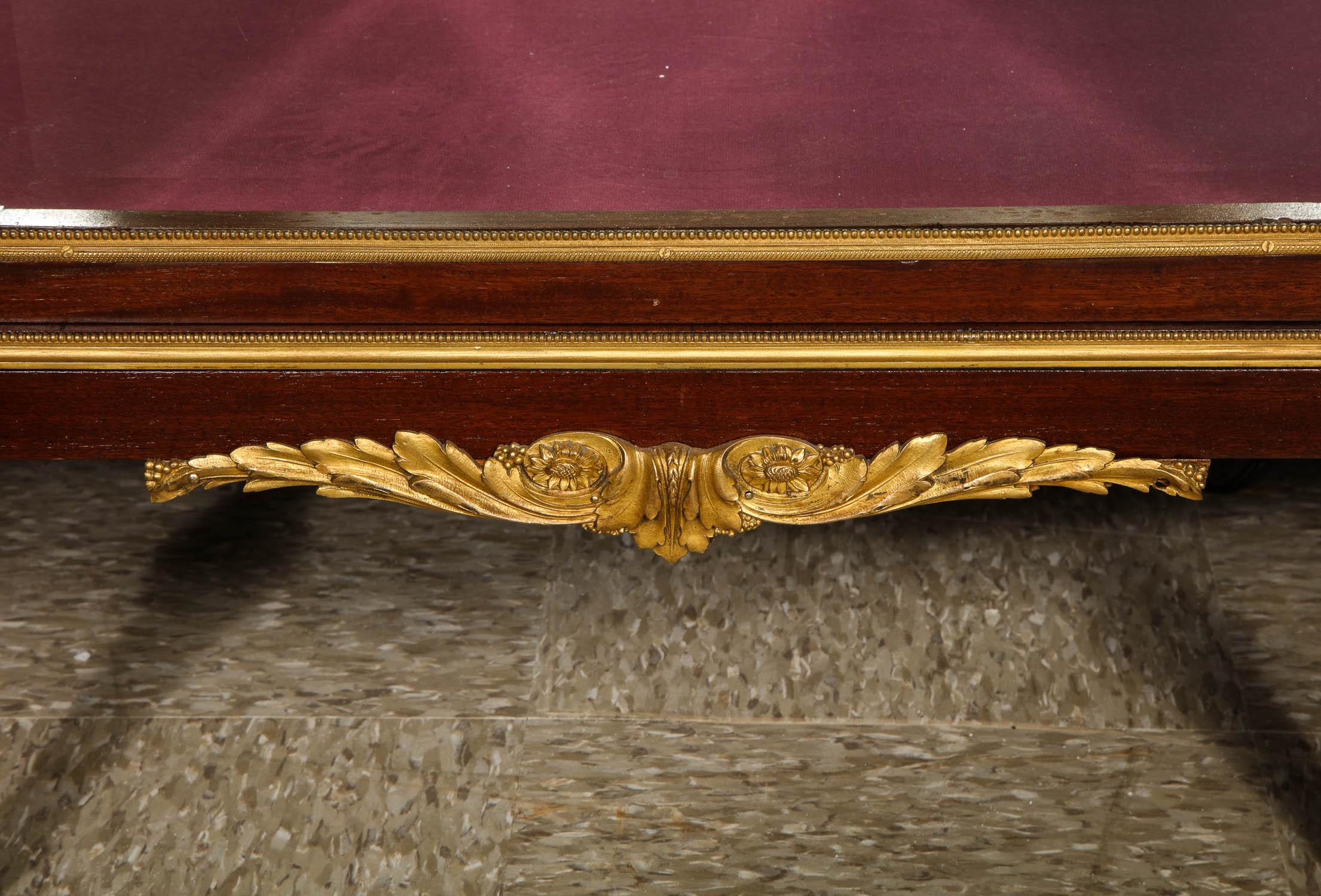 Beautiful French Louis XVI Style Ormolu-Mounted Kingwood Vitrine Commode Cabinet 7