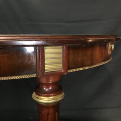 Beautiful French Mahogany Louis XVI Style Oval Dining Table