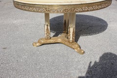 Beautiful French Round Coffee or Cocktail Bronze Table