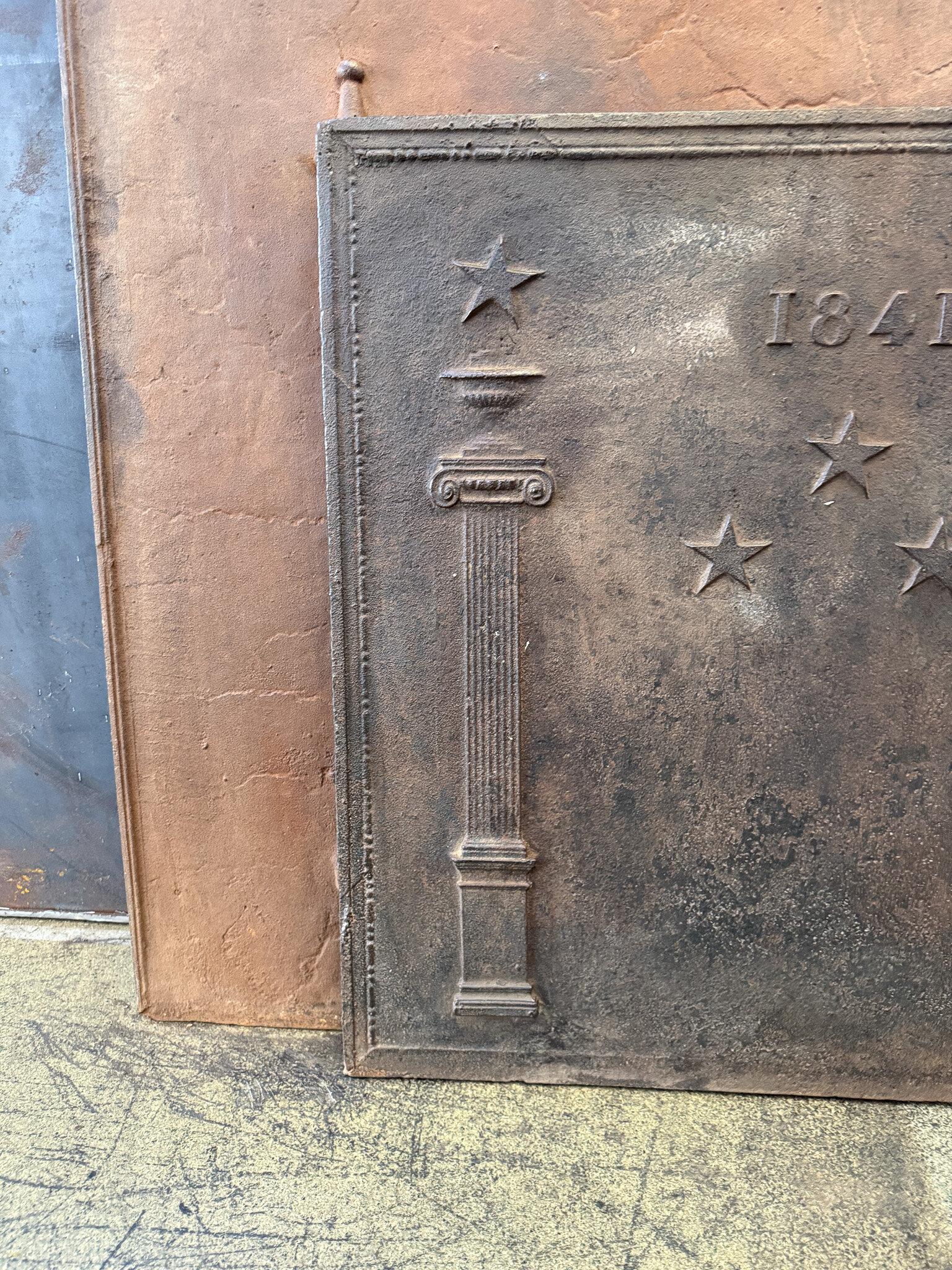 Bellissimo parafuoco neoclassico francese, datato 1841 in vendita 3