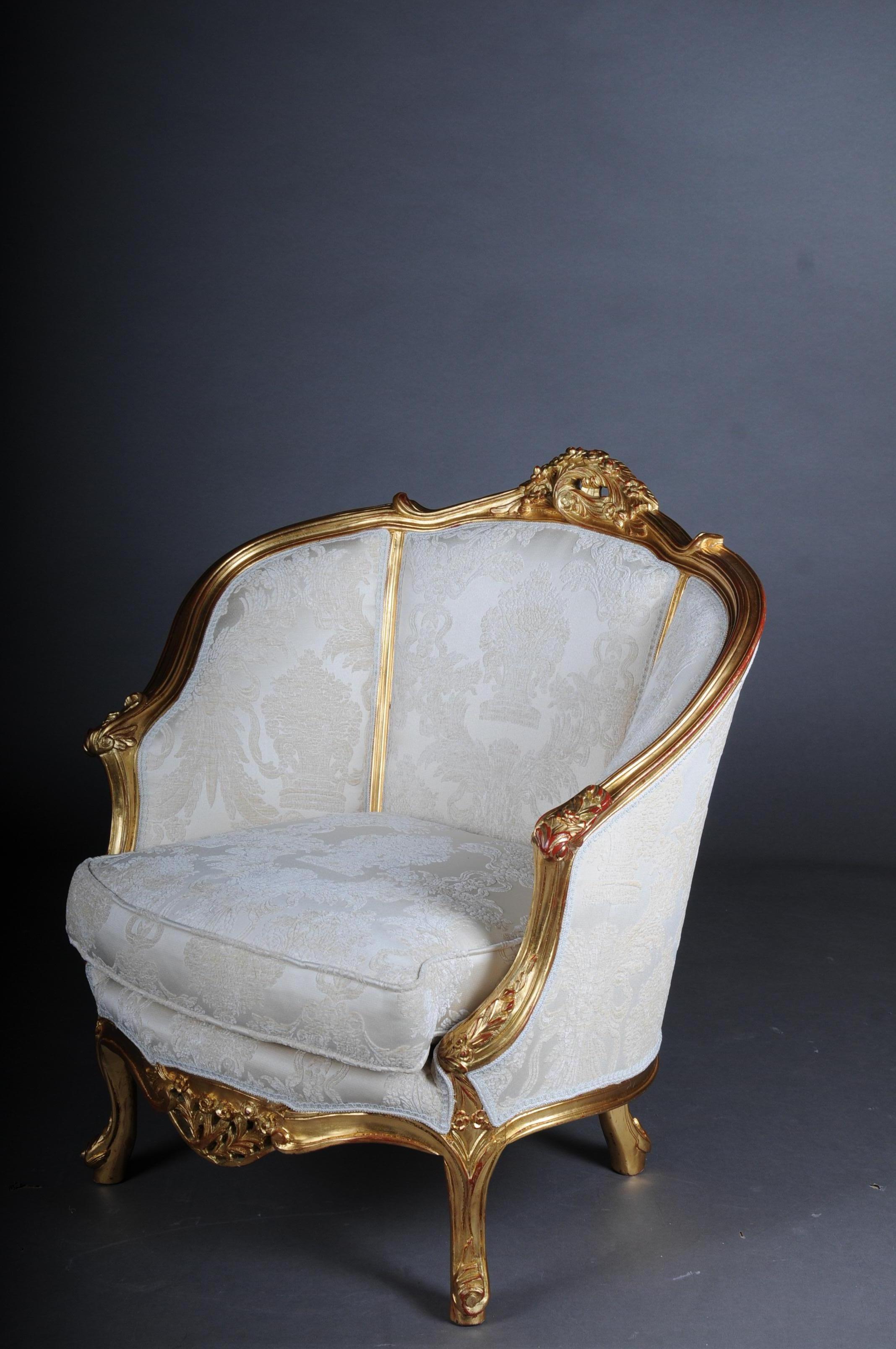 Beautiful French Salon Seating Group / Seating Set in Louis XV Style, 20th Centu For Sale 11