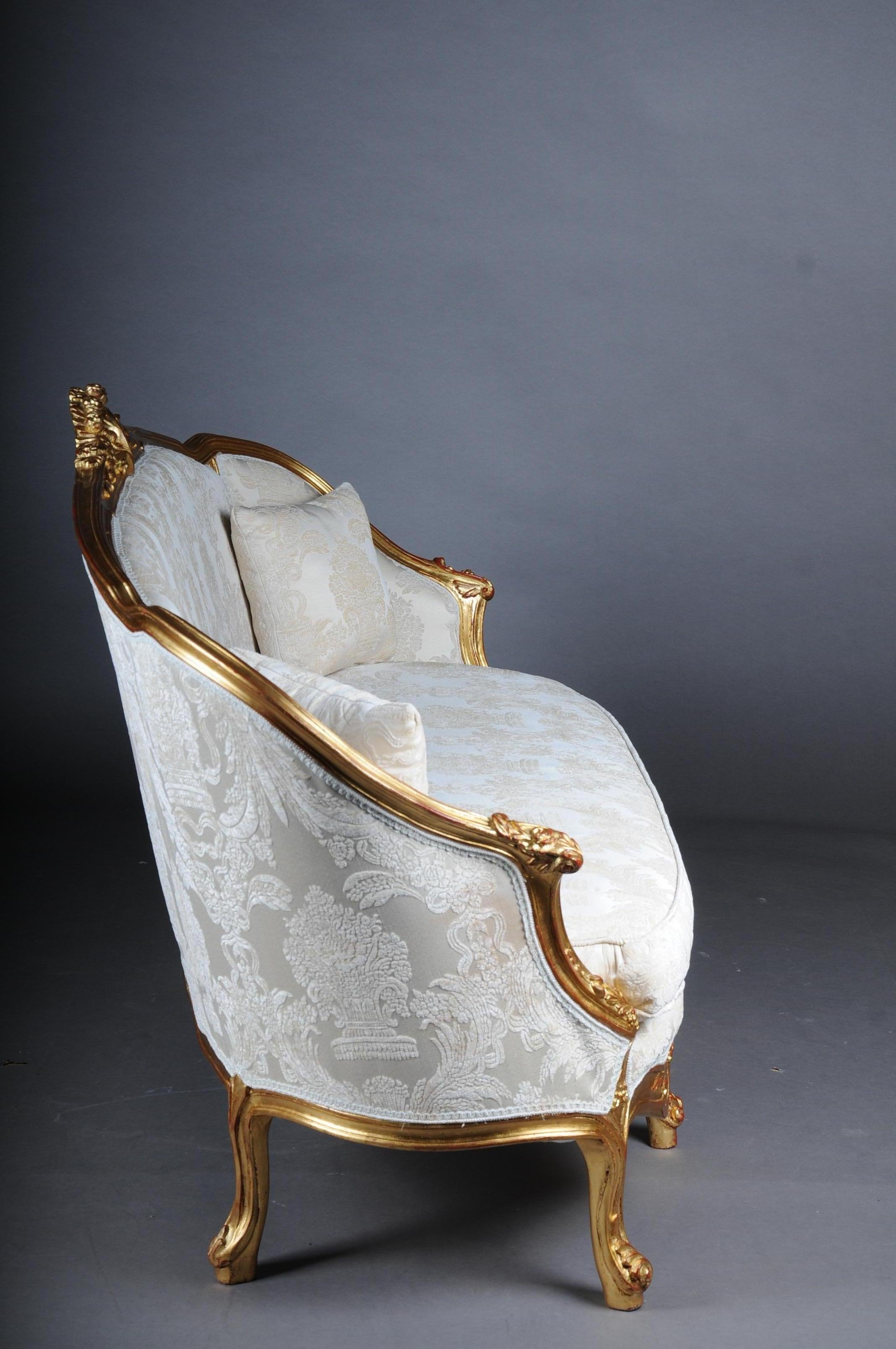 Schöne französische Salon-Sitzgruppe / Sitzgruppe im Louis-XV-Stil, 20. Jahrhundert (Buchenholz) im Angebot