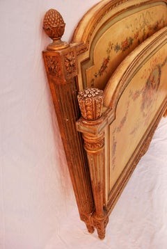 Beautiful French Turn of the Century Bed Louis XV Style