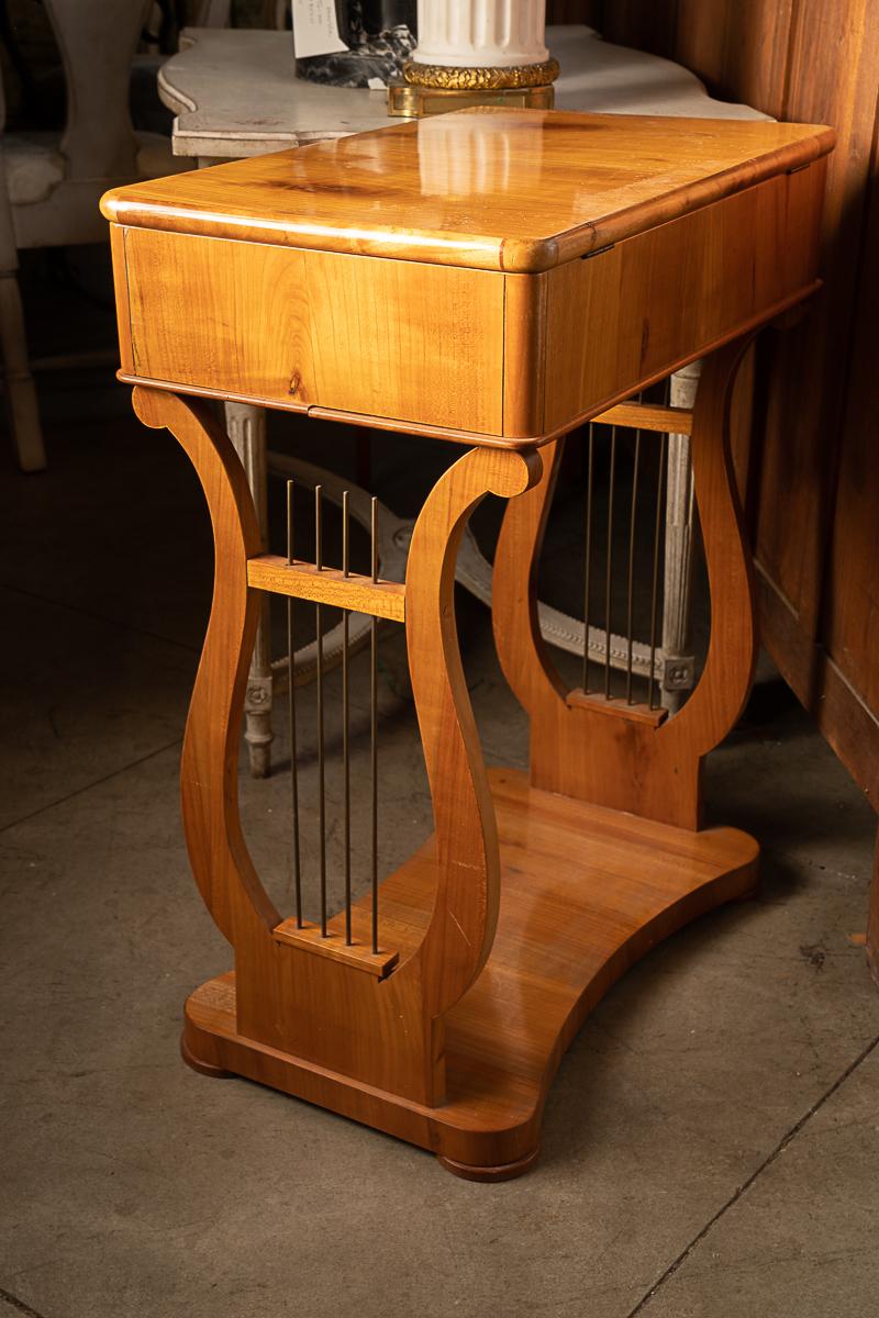 Baltic Beautiful Fruitwood Biedermeier Side Table