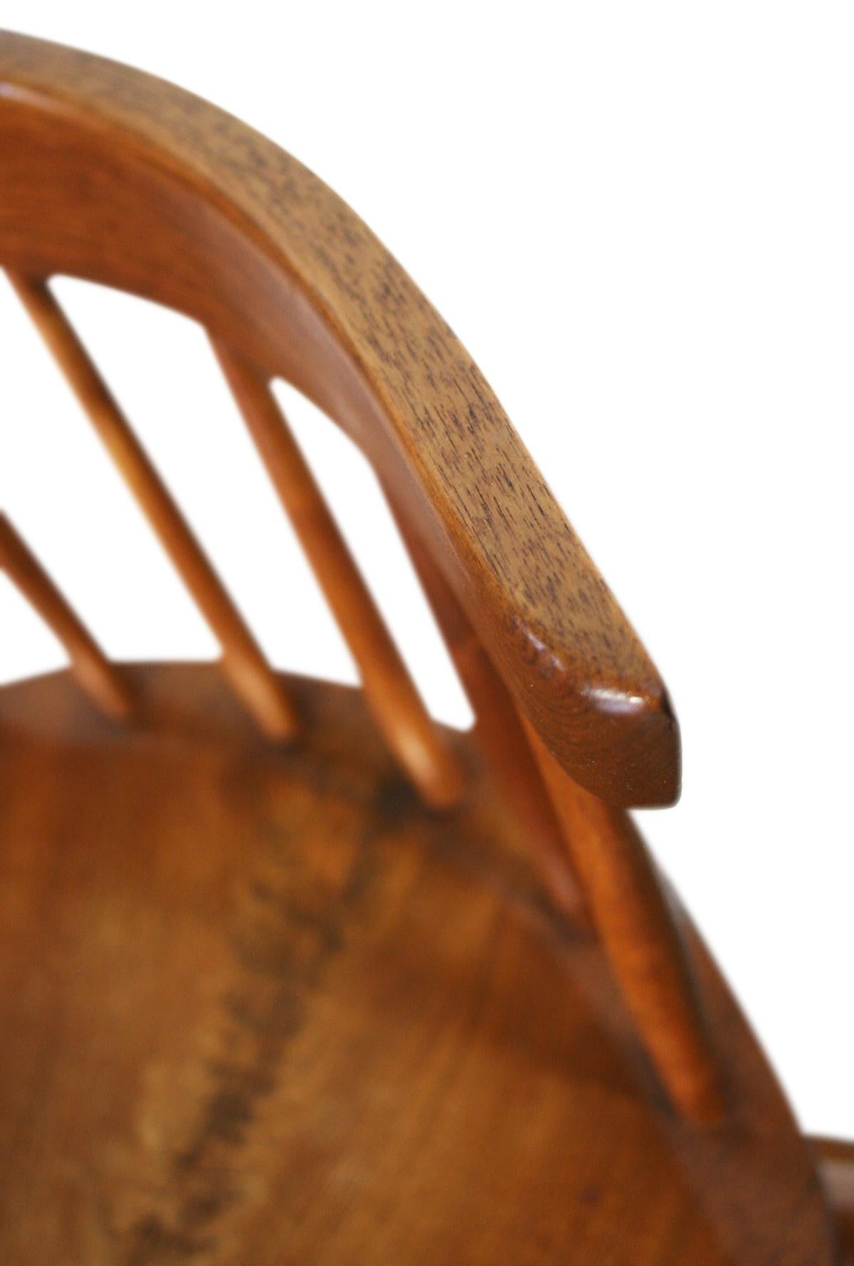 American Craftsman Beautiful George Nakashima Mira Stool Chair Solid walnut hand made Studio Craft