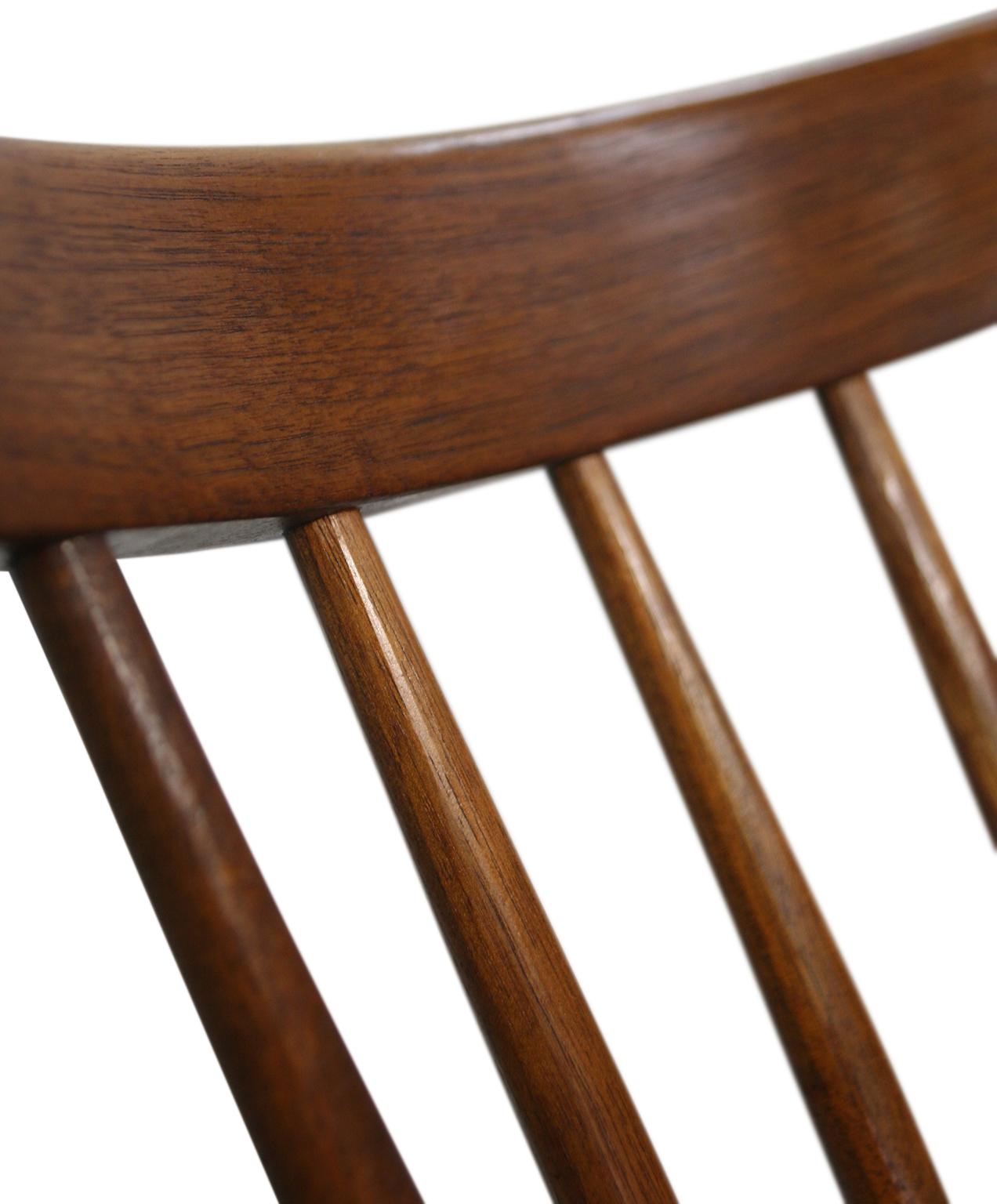 Walnut Beautiful George Nakashima Mira Stool Chair Solid walnut hand made Studio Craft