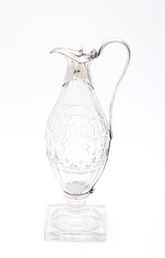 Beautiful Georgian (George III) Period Sterling Silver-Mounted Decanter