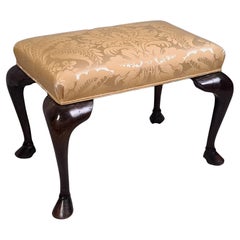 Beautiful Georgian Pony Hoof Mahogany Stool c. 1830