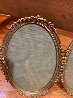 Beautiful Gilded Bronze Photo Frame, Napoleon III Period