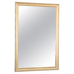 Beautiful Gilded French Louis XVI Wall Mirror, Circa 1950