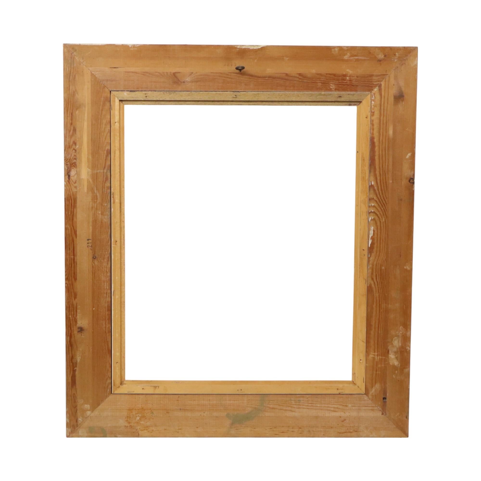 Beautiful Gold Leaf Baroque Style Frame Classic Frame 84x74cm For Sale 7