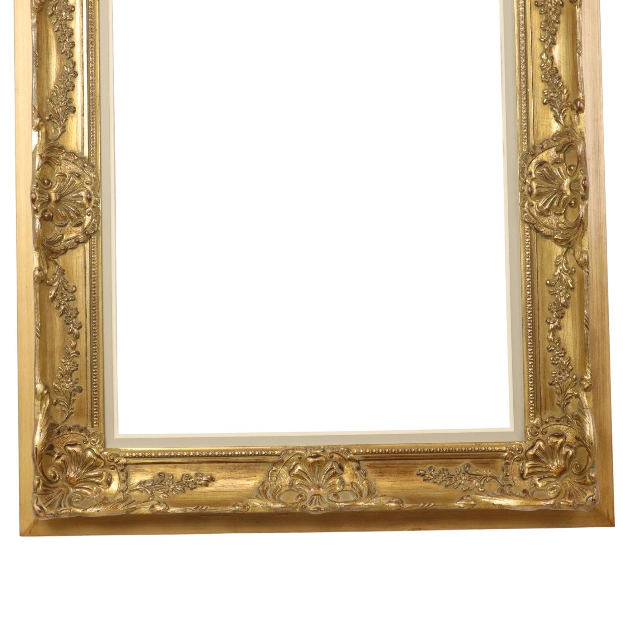 Gilt Beautiful Gold Leaf Baroque Style Frame Classic Frame 84x74cm For Sale