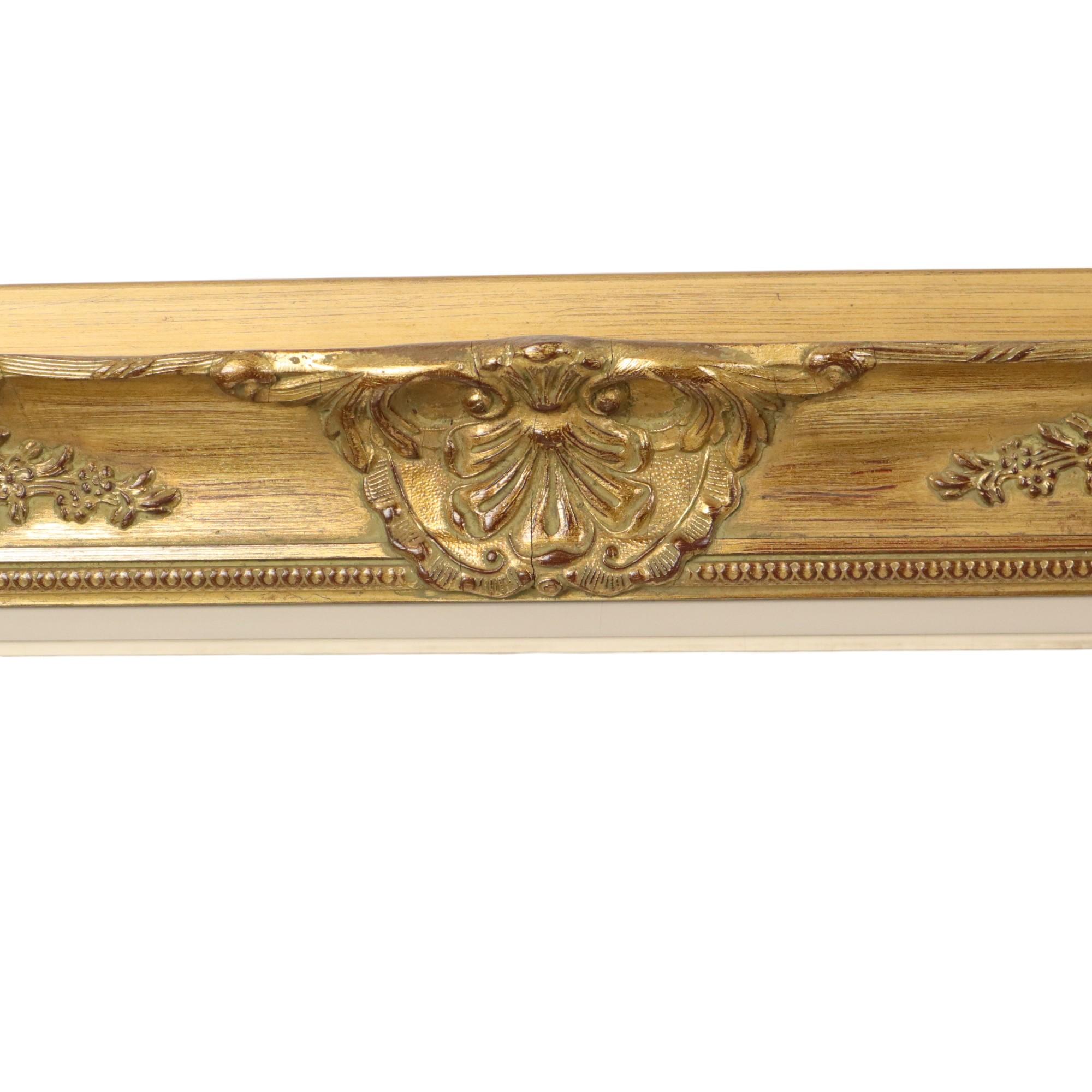 Early 20th Century Beautiful Gold Leaf Baroque Style Frame Classic Frame 84x74cm For Sale