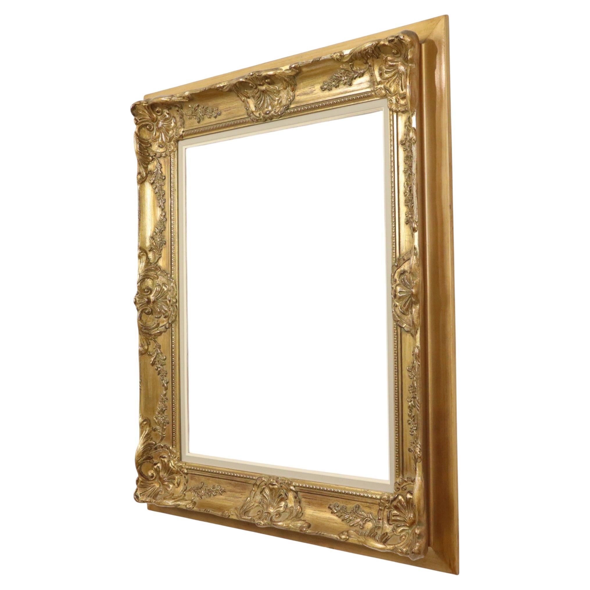 Beautiful Gold Leaf Baroque Style Frame Classic Frame 84x74cm For Sale