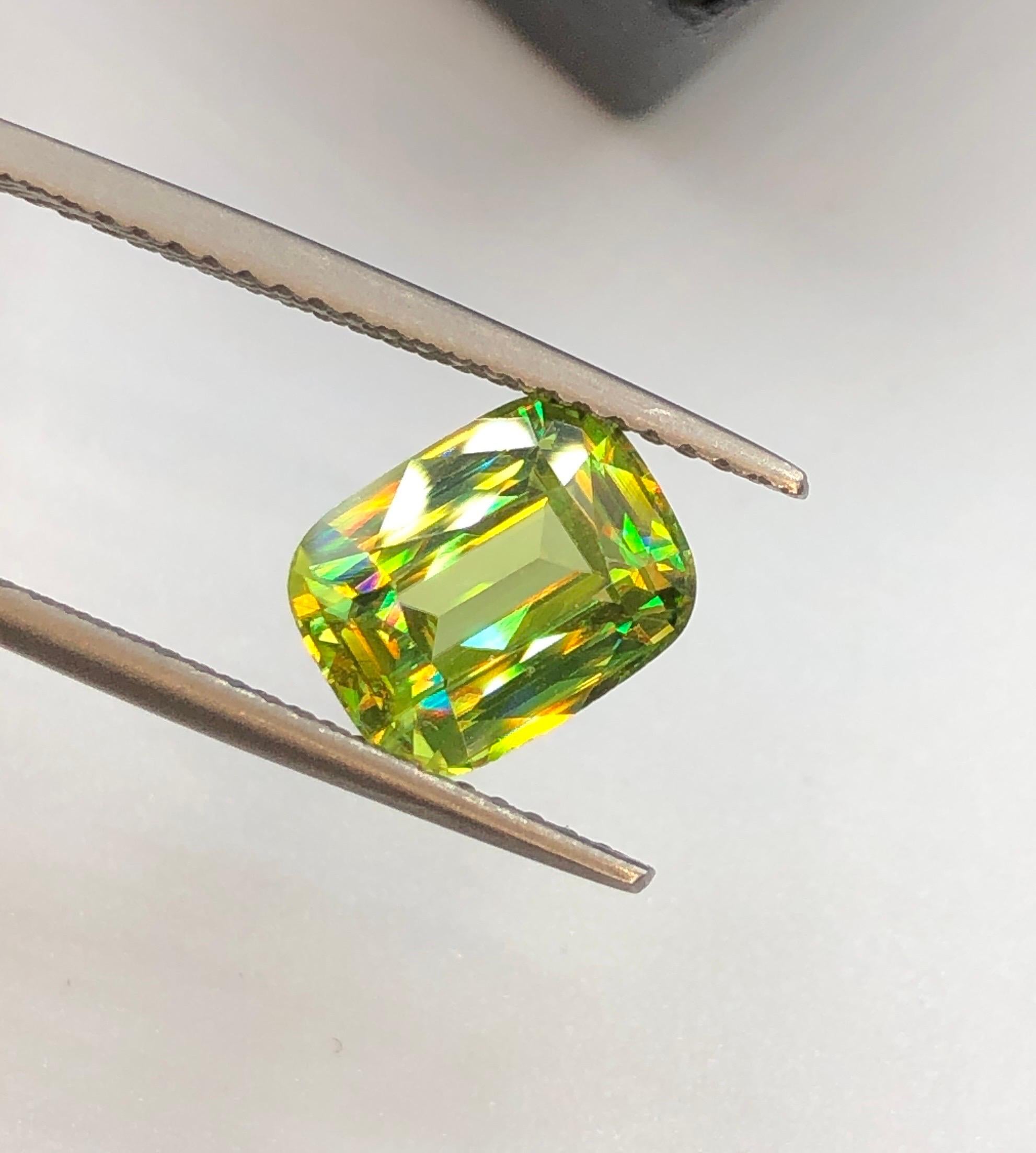 da uomo o donna Bellissimo cuscino a gradini Greene & Greene 2,60 ct in vendita