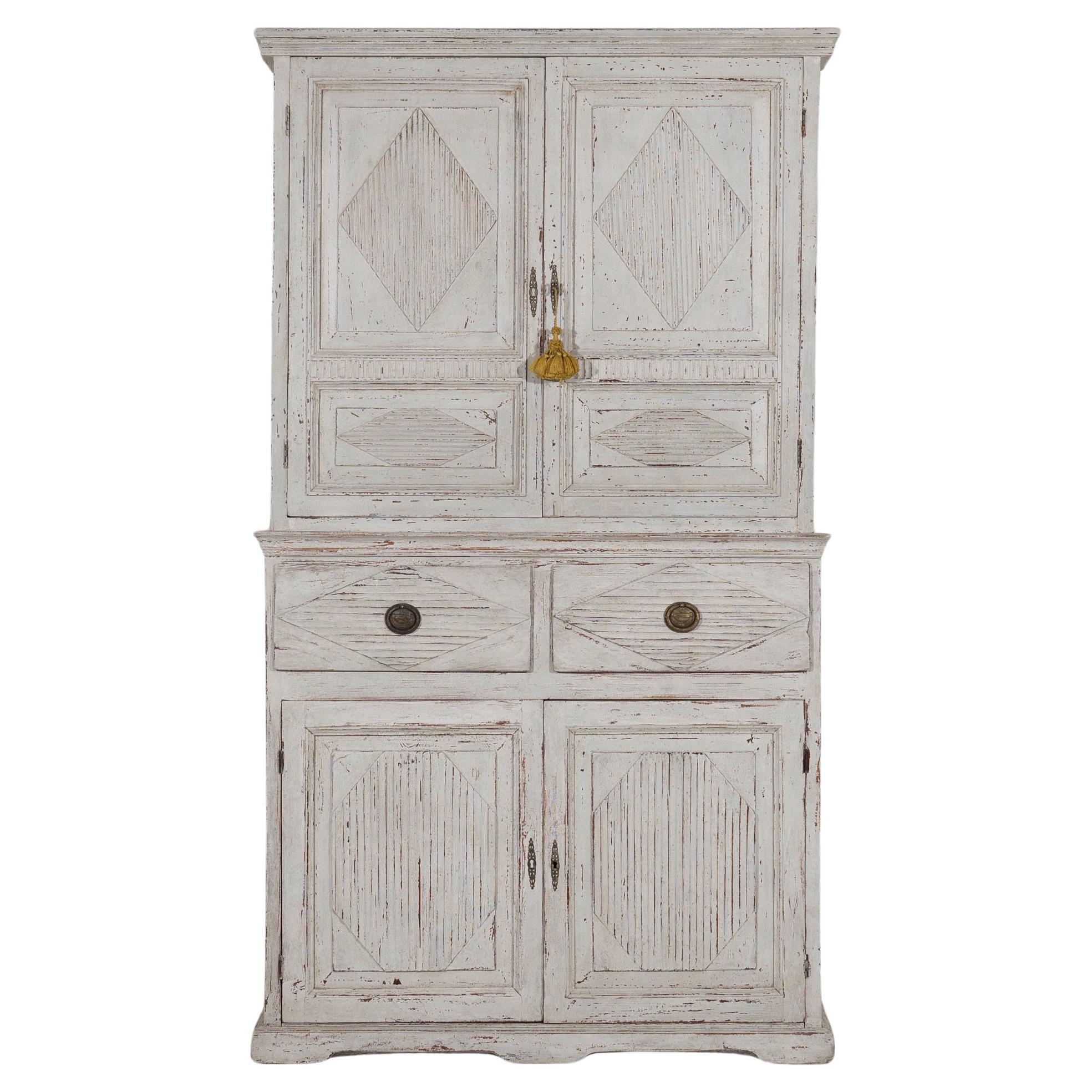 Beautiful Gustavian style cabinet, circa 100 years old. For Sale