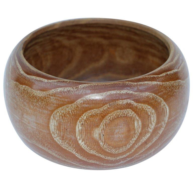 Beautiful Hand Turned Exotic Wood Bowl For Sale