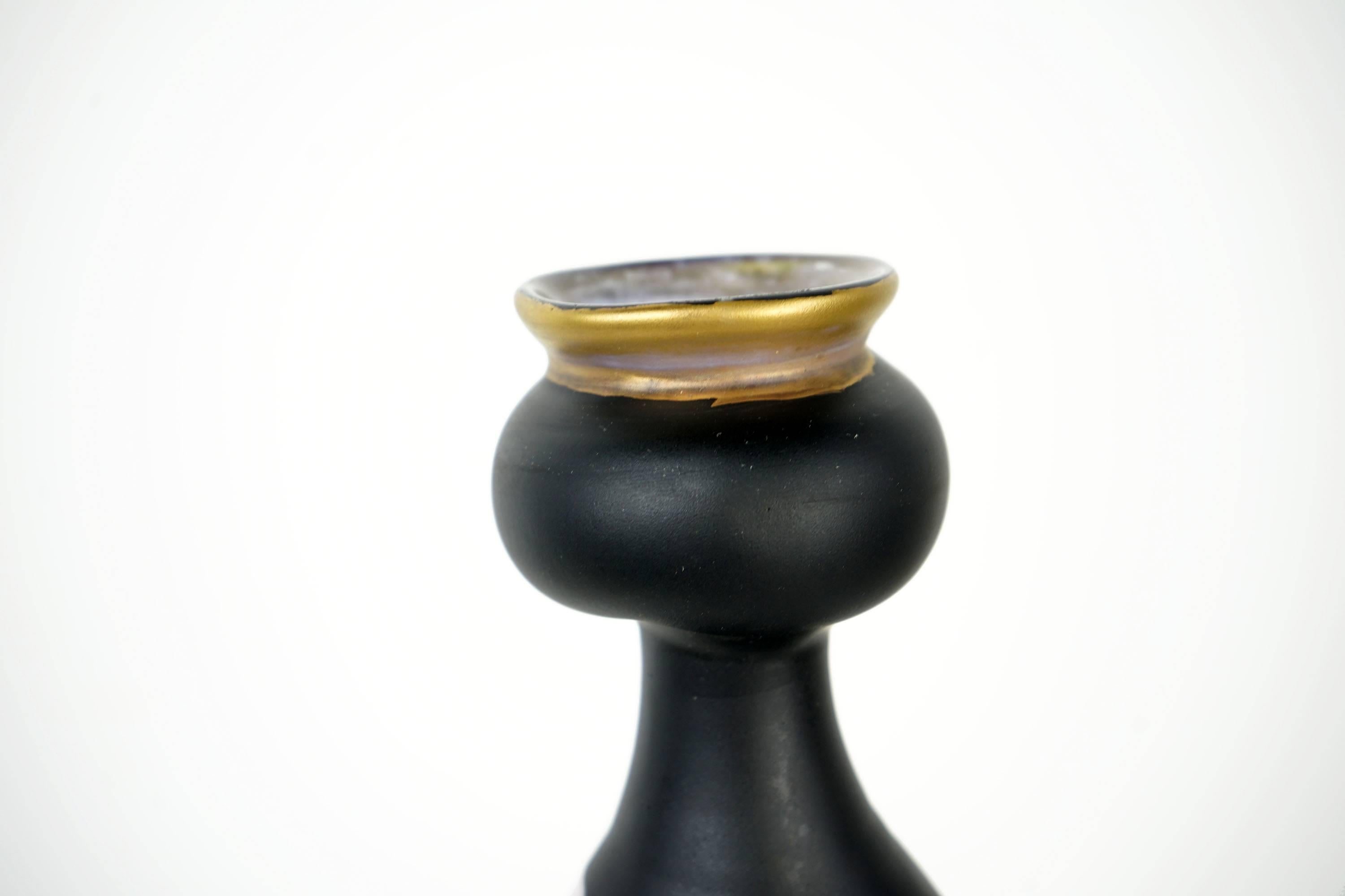 Beautiful, Handmade Vase of Glass by Erwin Eisch, 1985 im Angebot 5