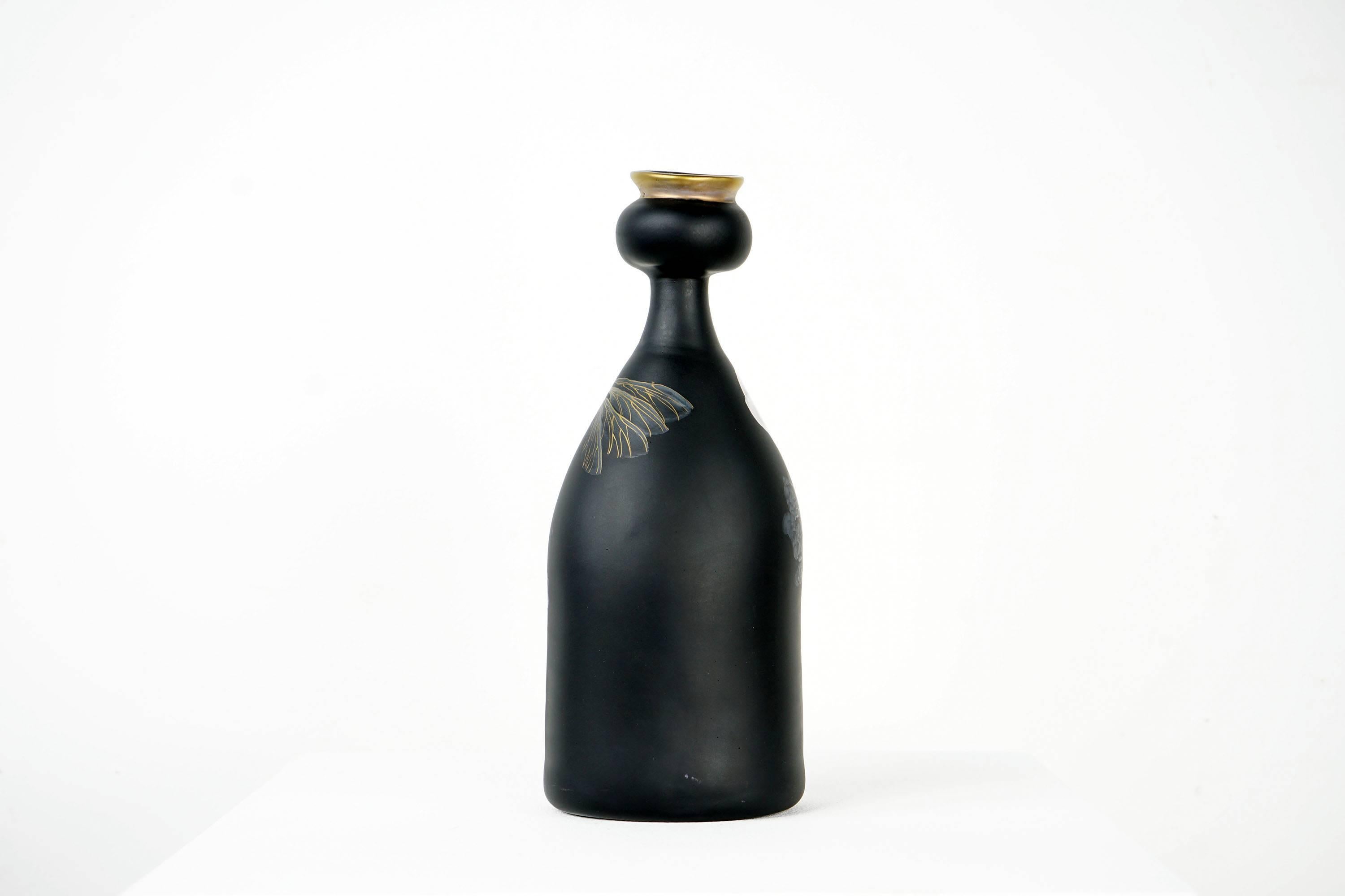 Beautiful, Handmade Vase of Glass by Erwin Eisch, 1985 (Deutsch) im Angebot