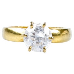 Beautiful Haute Joaillerie 18 carat yellow gold ring