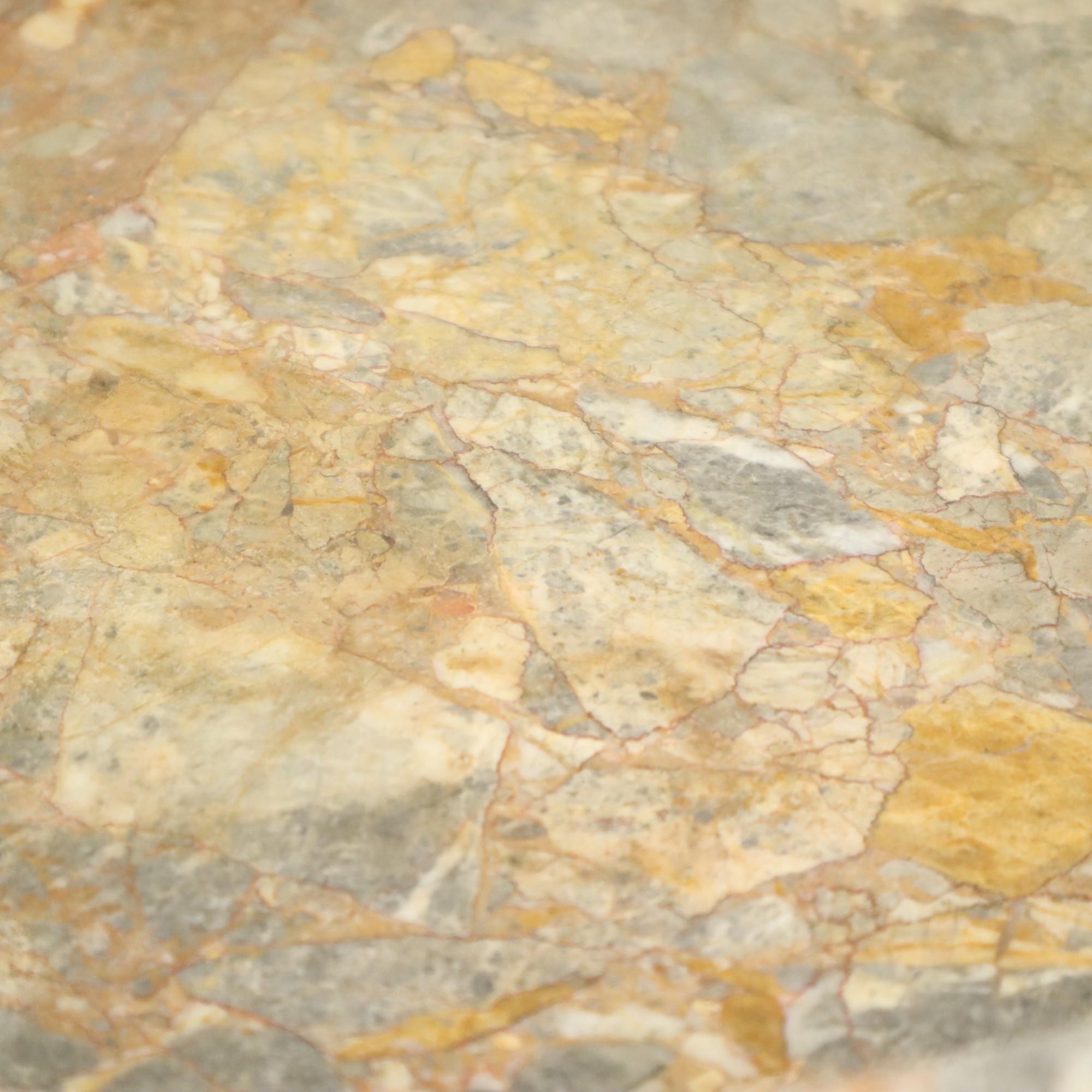 Precioso frutero de mármol grande y pesado XL Piedra natural 40cm en venta 5