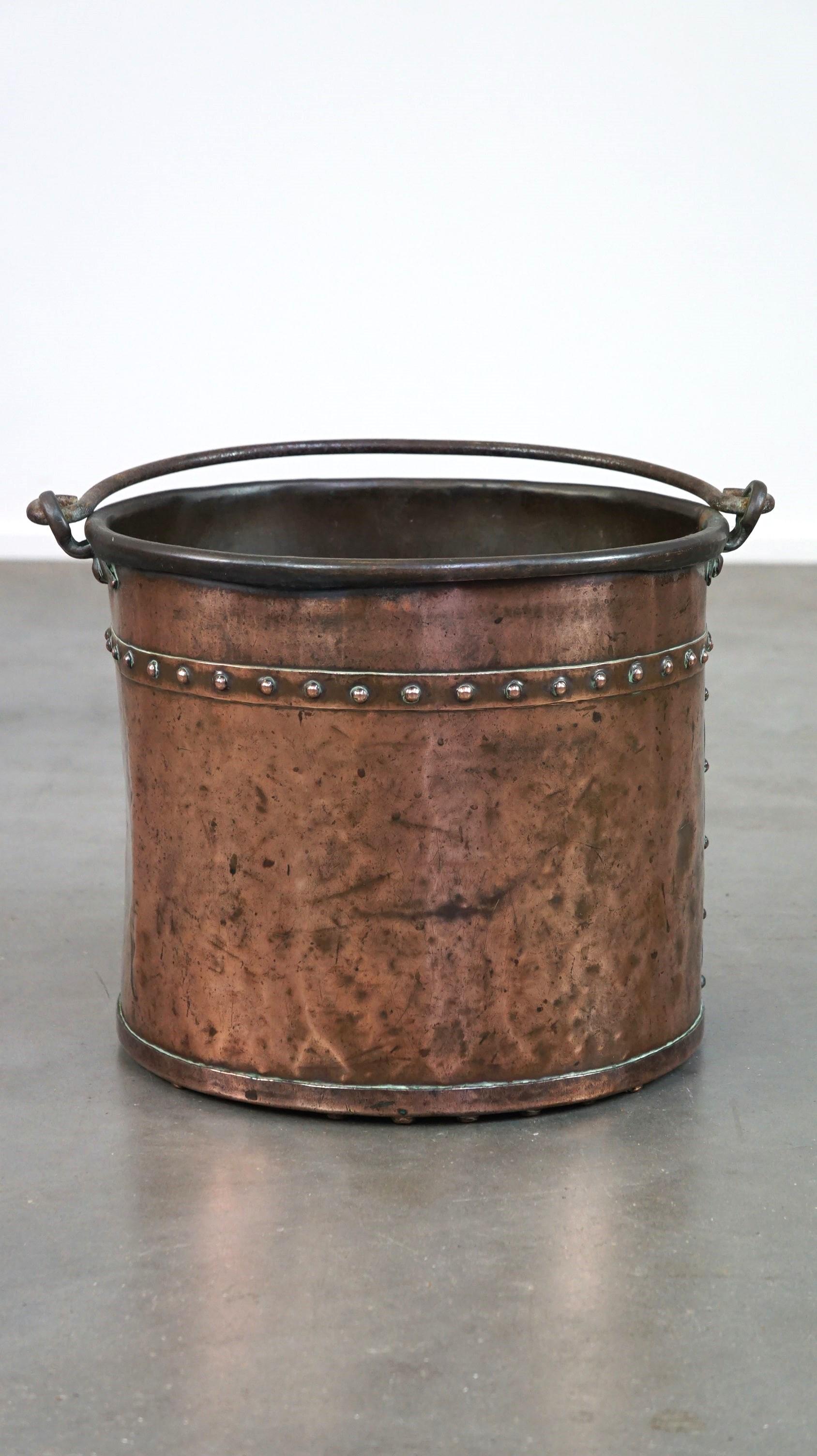 Hand-Crafted Beautiful heavy red copper Frisian plow or harrow from the early 19th century For Sale