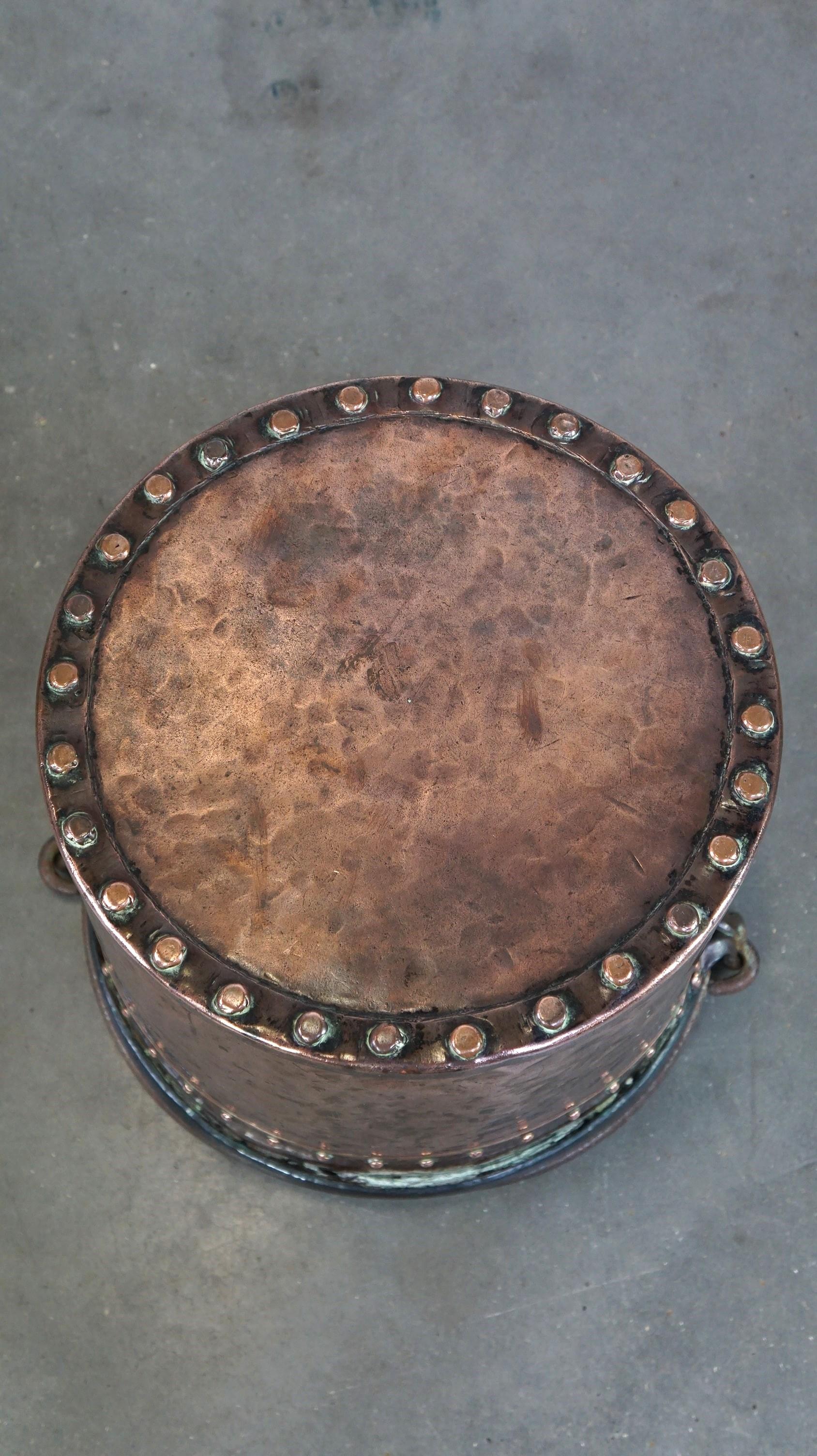 Beautiful heavy red copper Frisian plow or harrow from the early 19th century For Sale 1