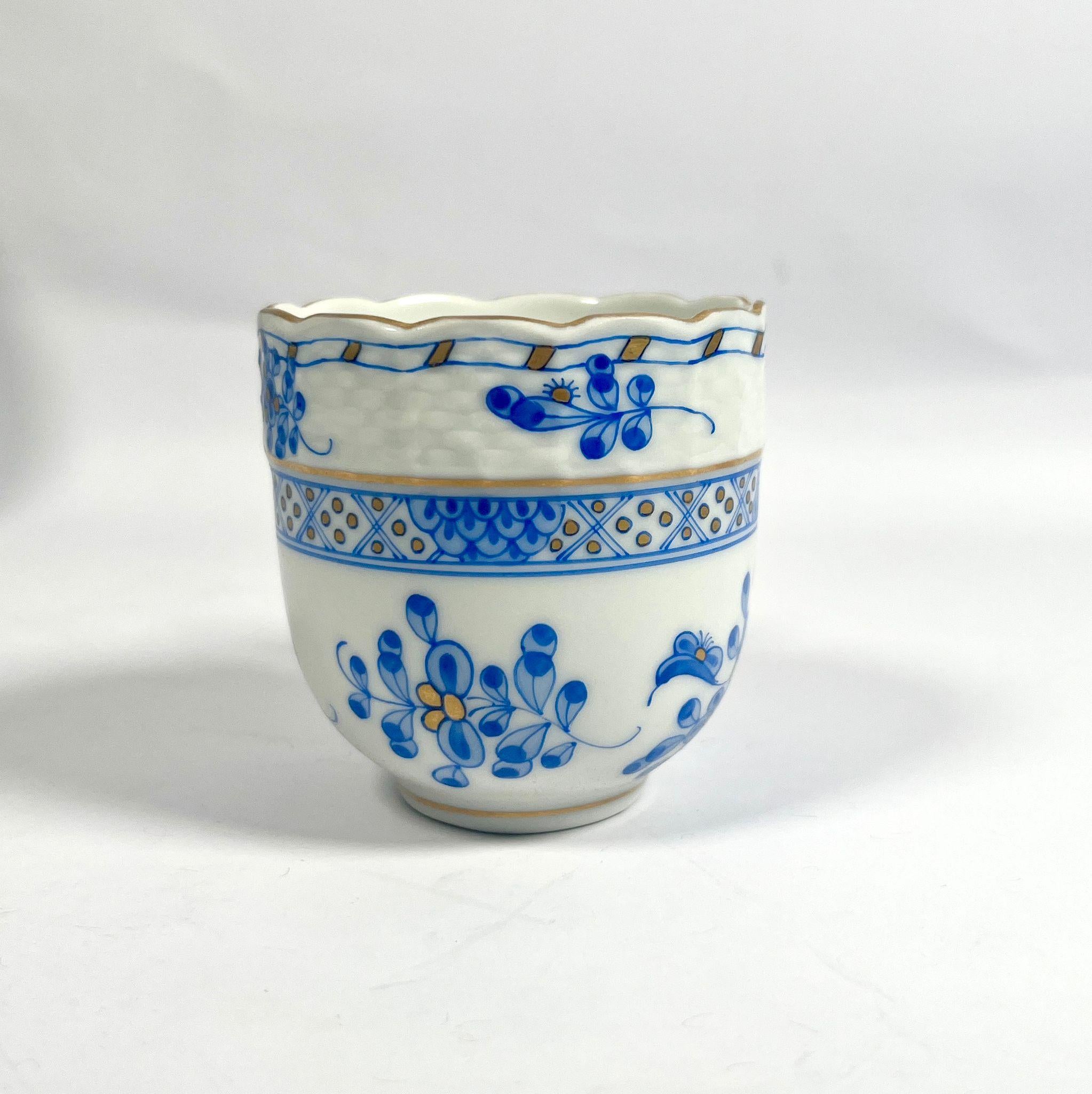 Magnifique service à café Herend Waldstein Blue en vente 3