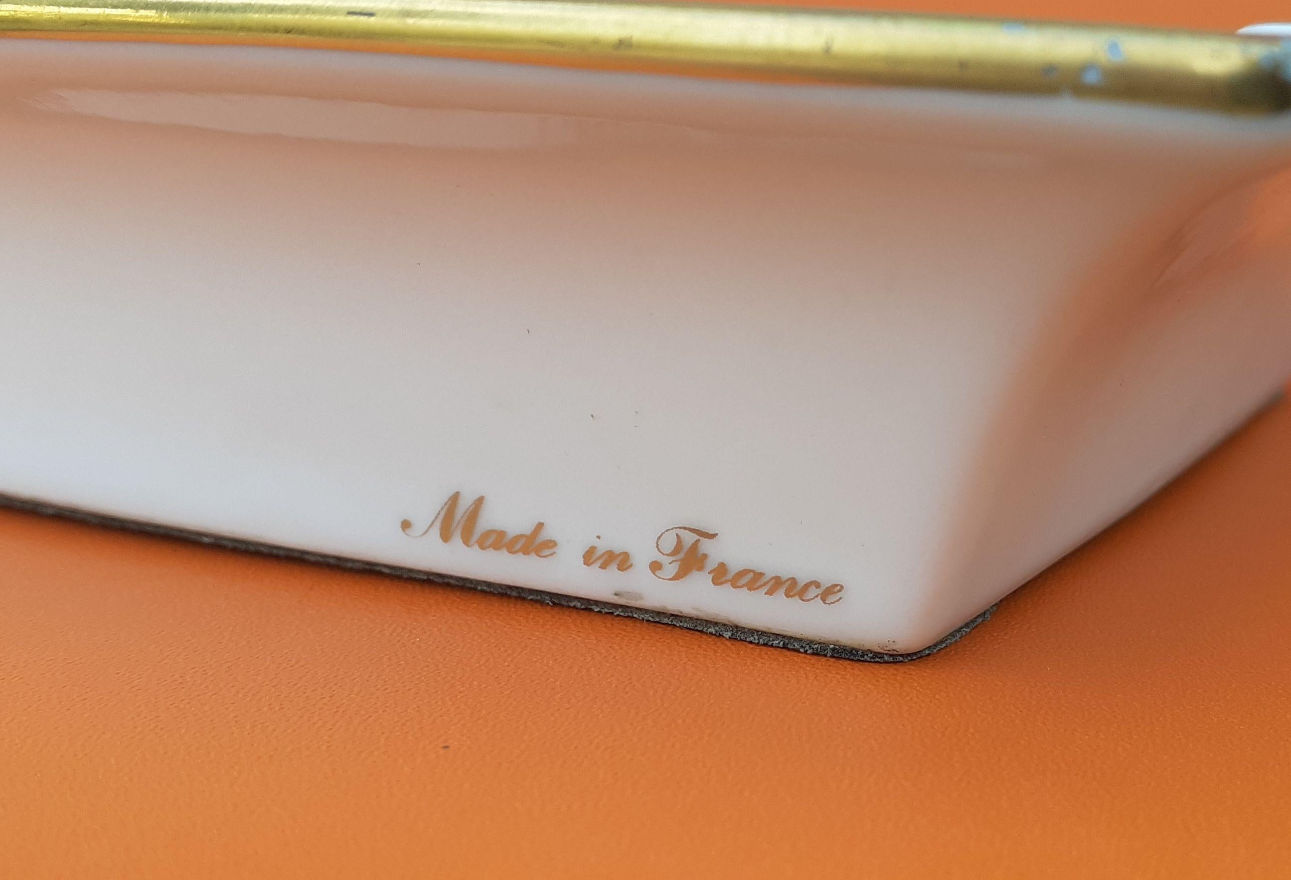 Beautiful Hermès Vintage Ashtray Change Tray Feathers 3