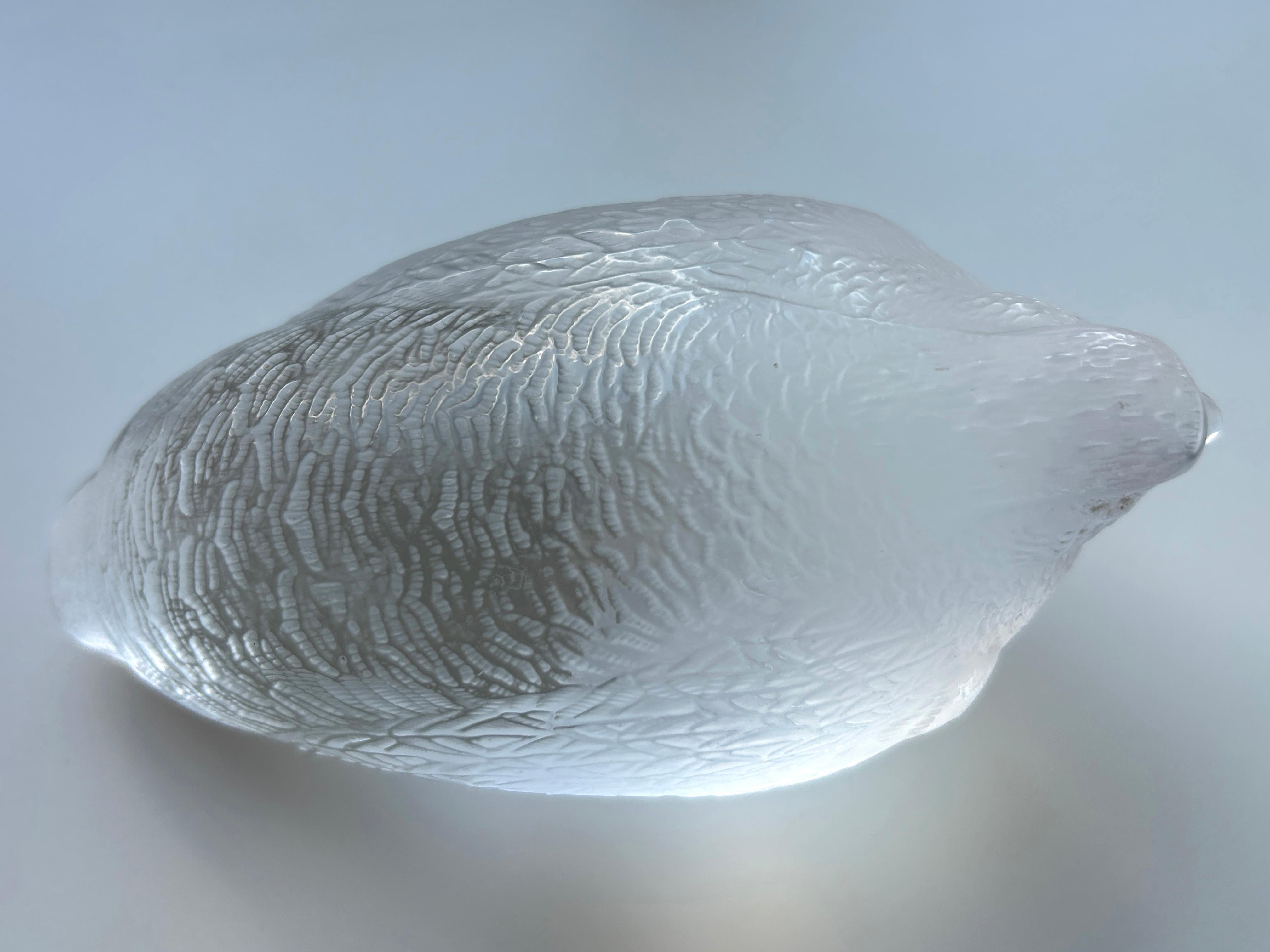 Schöne und sehr dekorative Quail-Skulptur aus Glas von Lalique, Frankreich 1960er Jahre im Zustand „Gut“ im Angebot in Munich, DE