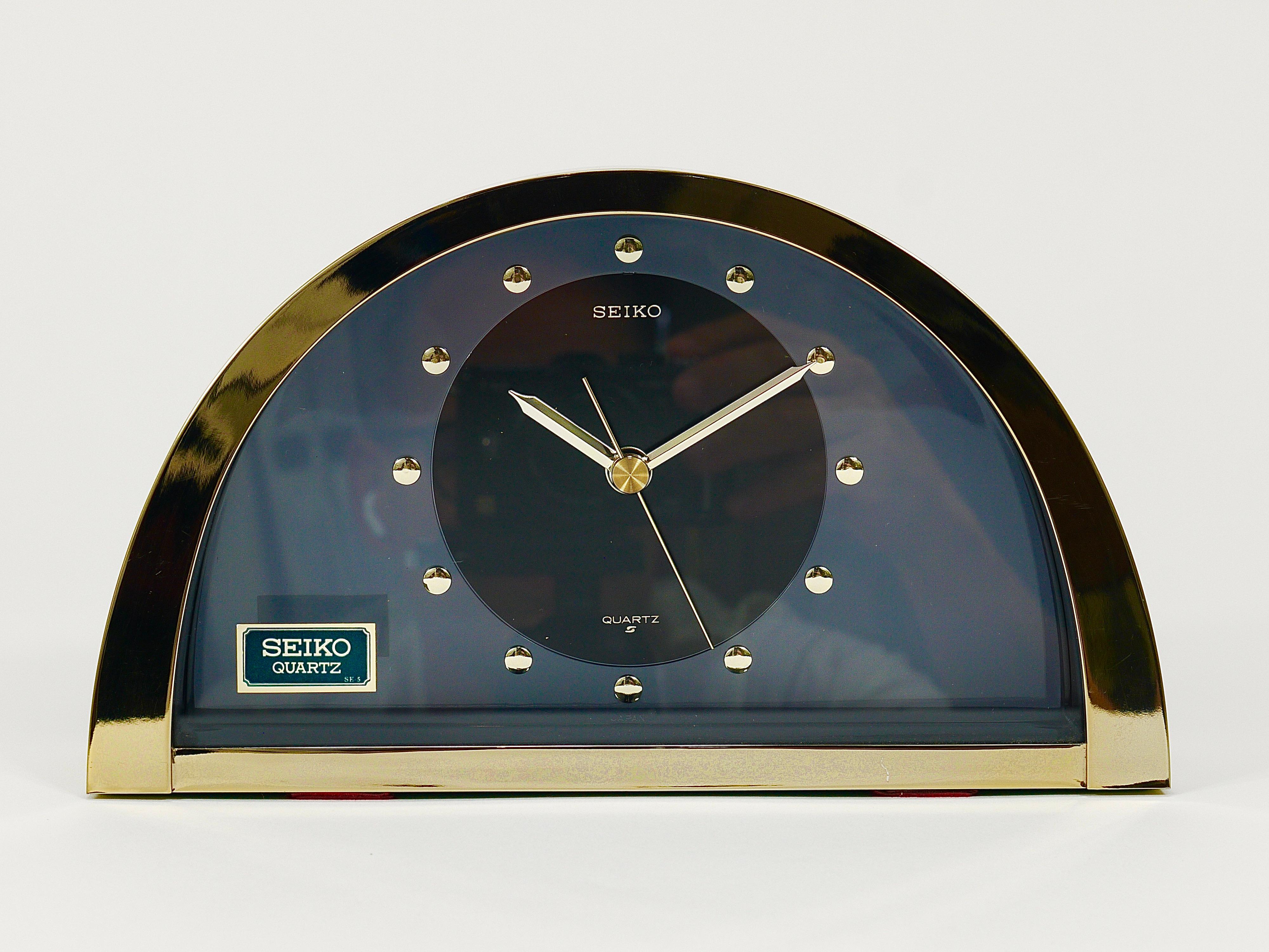 seiko table clock