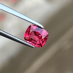 Beautiful Hot Pink Sakura Spinel Gem 1.09 Carats Spinel Gemstone for Making Ring