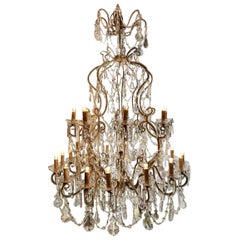 Beautiful Huge Early 20th Century French Chandelier