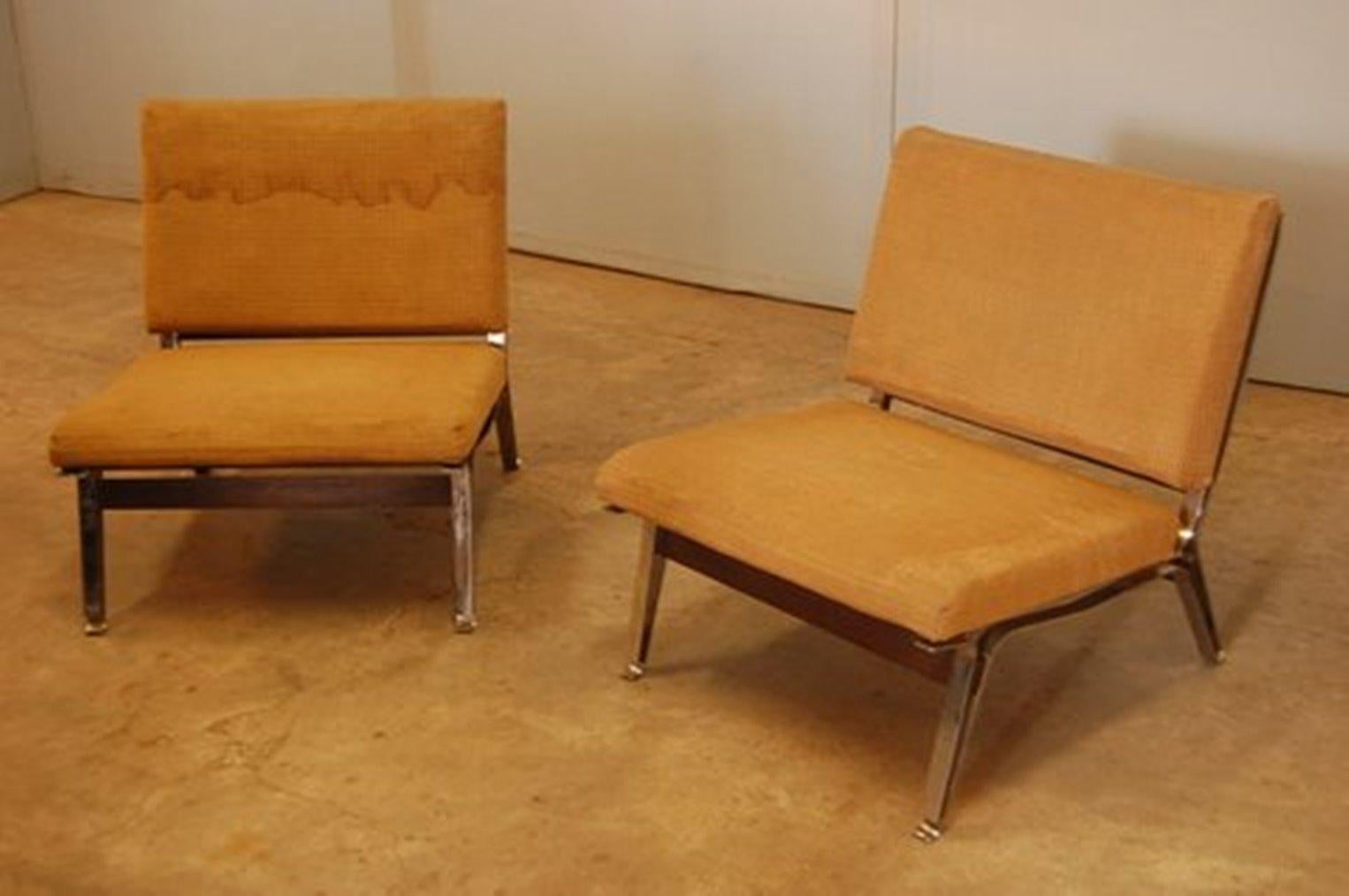 Beautiful Ico Parisi '856' Leather Lounge Chairs, Cassina, 1957 For Sale 10