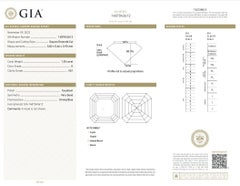 Schöner Idealschliff 1 Stück natürlicher Diamant mit/1,20 Karat - GIA zertifiziert