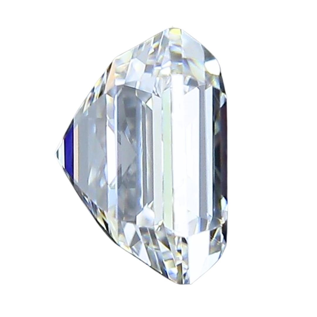 Taille émeraude Magnifique diamant naturel taille idéale 1 pièce avec 1,20ct - certifié GIA en vente