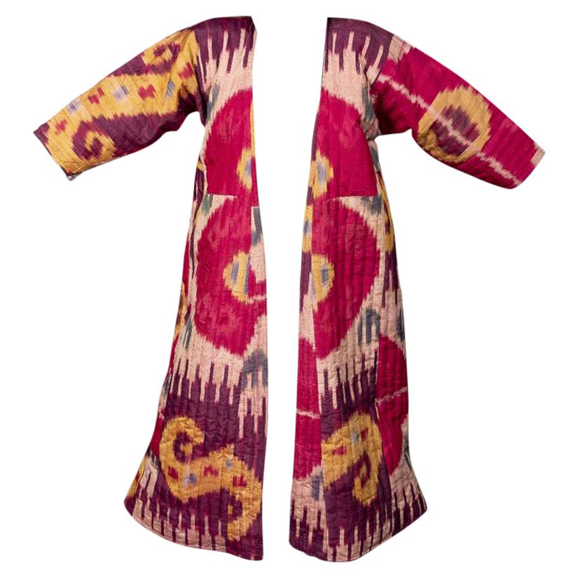 Schöner Ikat Munisak, Usbekistan, 19. Jahrhundert im Angebot