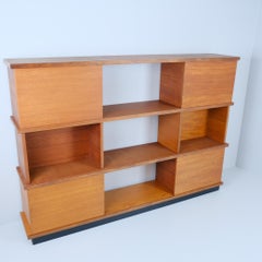 Beautiful Ilmari Tapiovaara, Modular Teak 'Pala' Bookshelf, Asko, 1950s