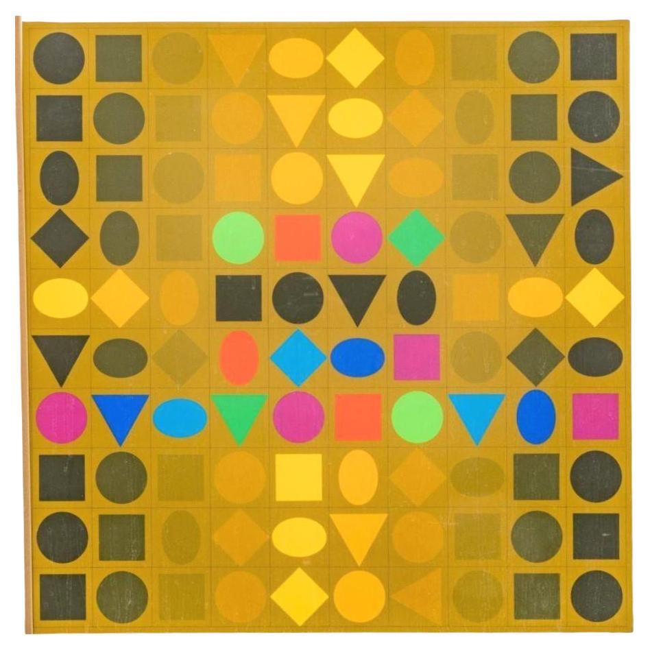 
The Following Item we are Offering is A RARE EXQUISITE 3D OP ART LIMITED EDITION MASTERPIECE SILKSCREEN SERIGRAPH By Famous French Artist Victor Vasarely (1906-1997) . Beautifully done from a series of less than 500 that were ever made!! Piece