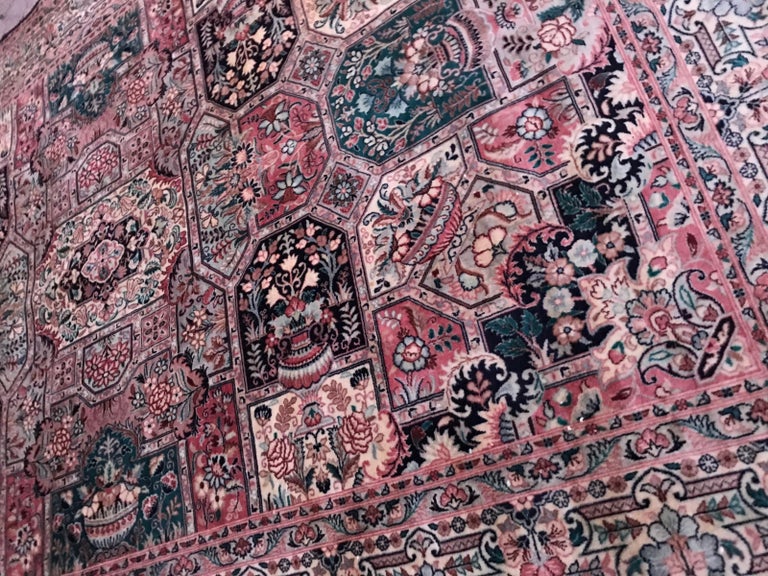 Beautiful Indian Punjab Vintage Rug For Sale at 1stdibs