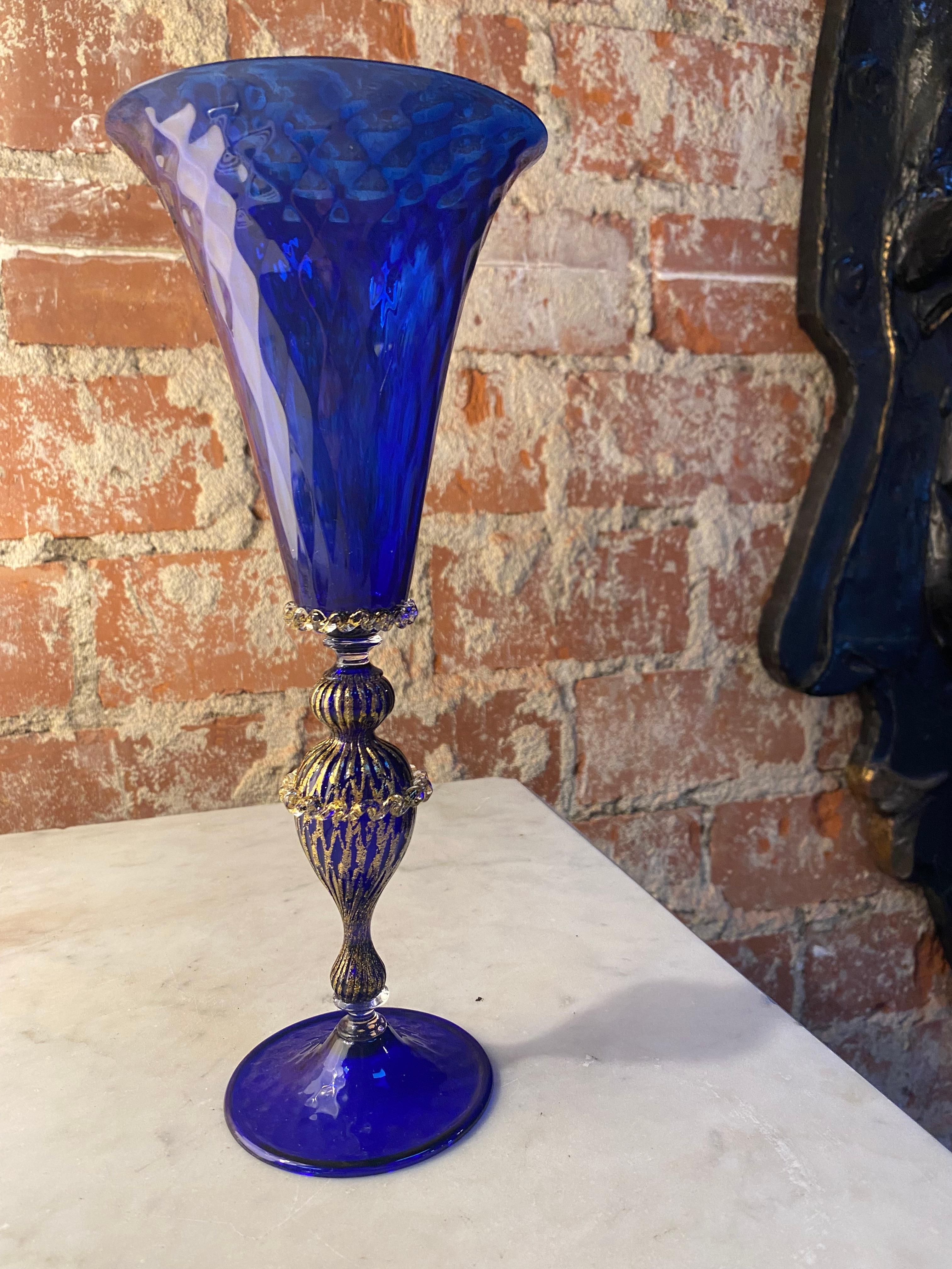 Late 20th Century Beautiful Italian Handcrafted Chalice, 1970s For Sale