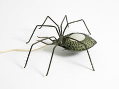 Bellissima lampada da parete italiana Mid Century Modern "Spider" in metallo