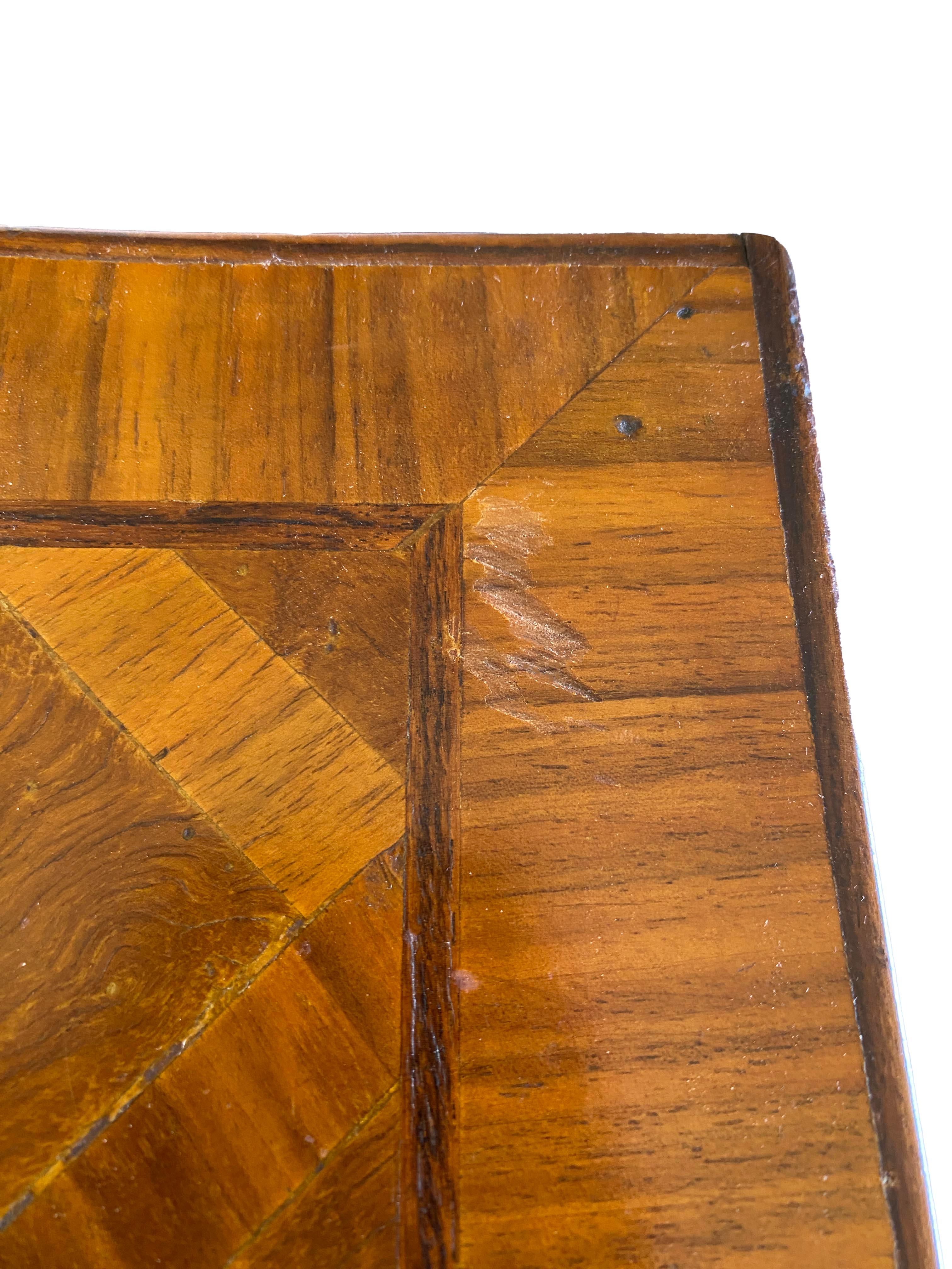 Beautiful Italian Parquetry Writing Desk For Sale 5