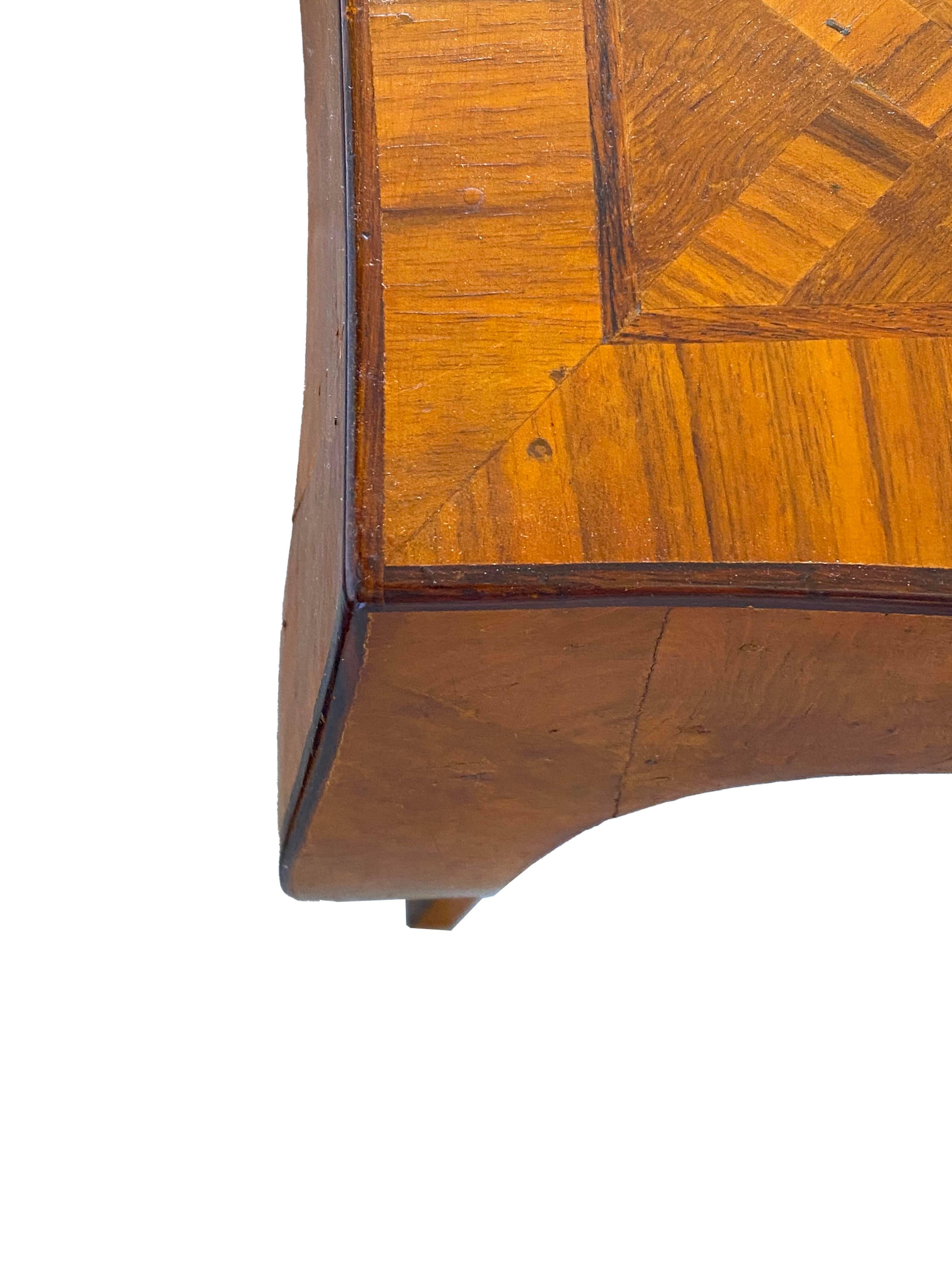 Beautiful Italian Parquetry Writing Desk For Sale 7