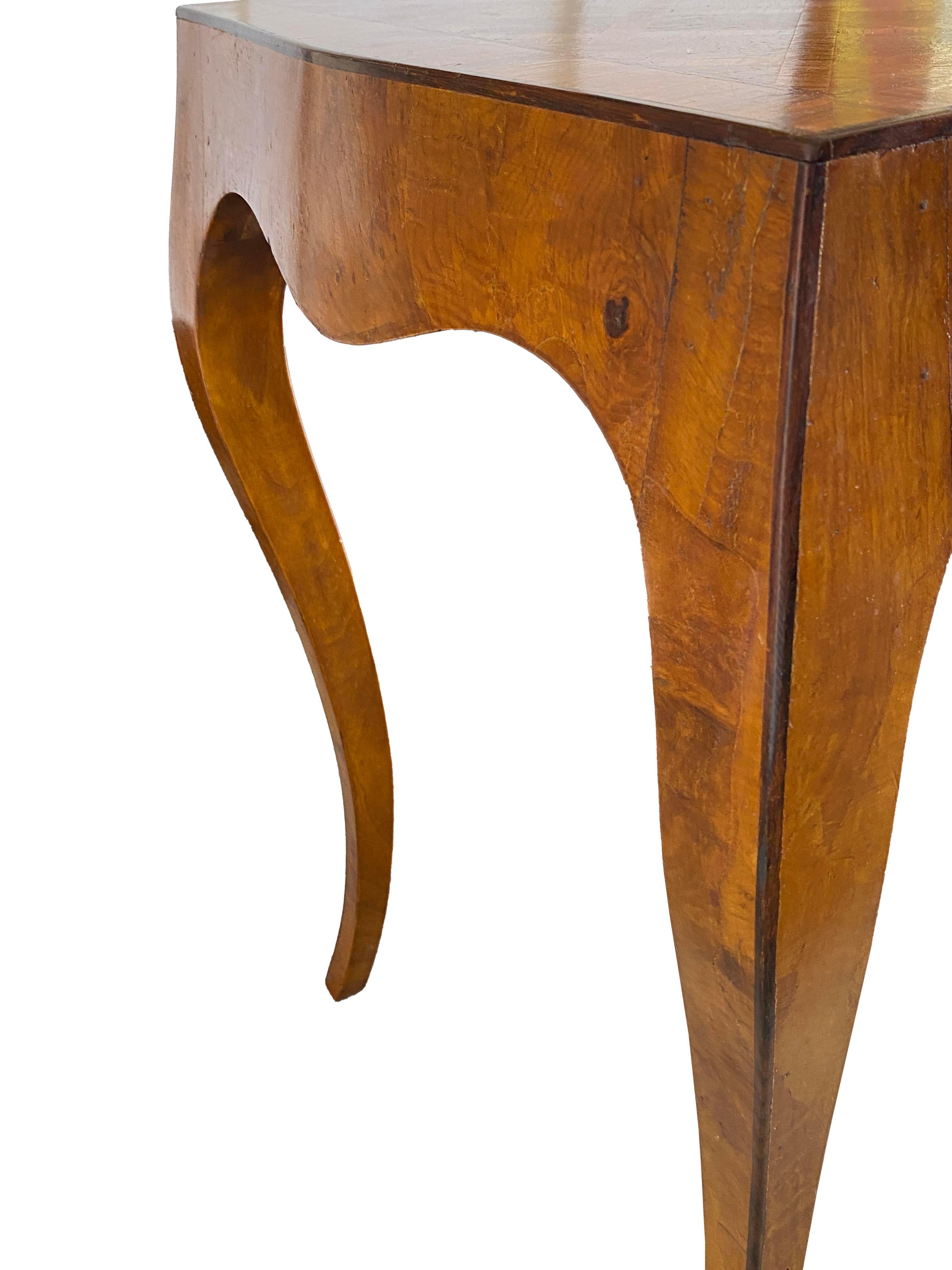 Beautiful Italian Parquetry Writing Desk For Sale 12
