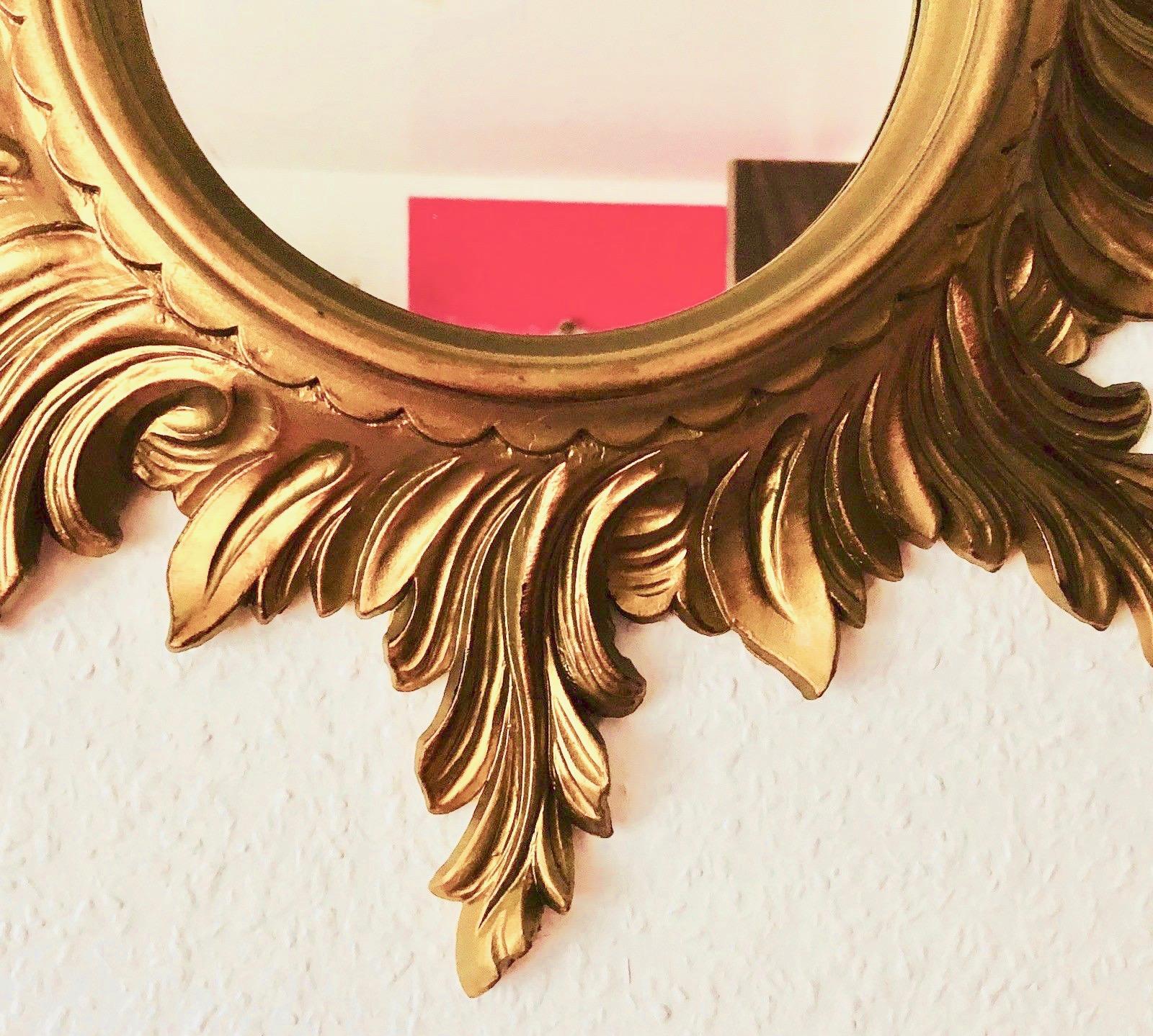 Beautiful Italian Starburst Sunburst Mirror circa 1980s Made in Italy In Good Condition In Nuernberg, DE