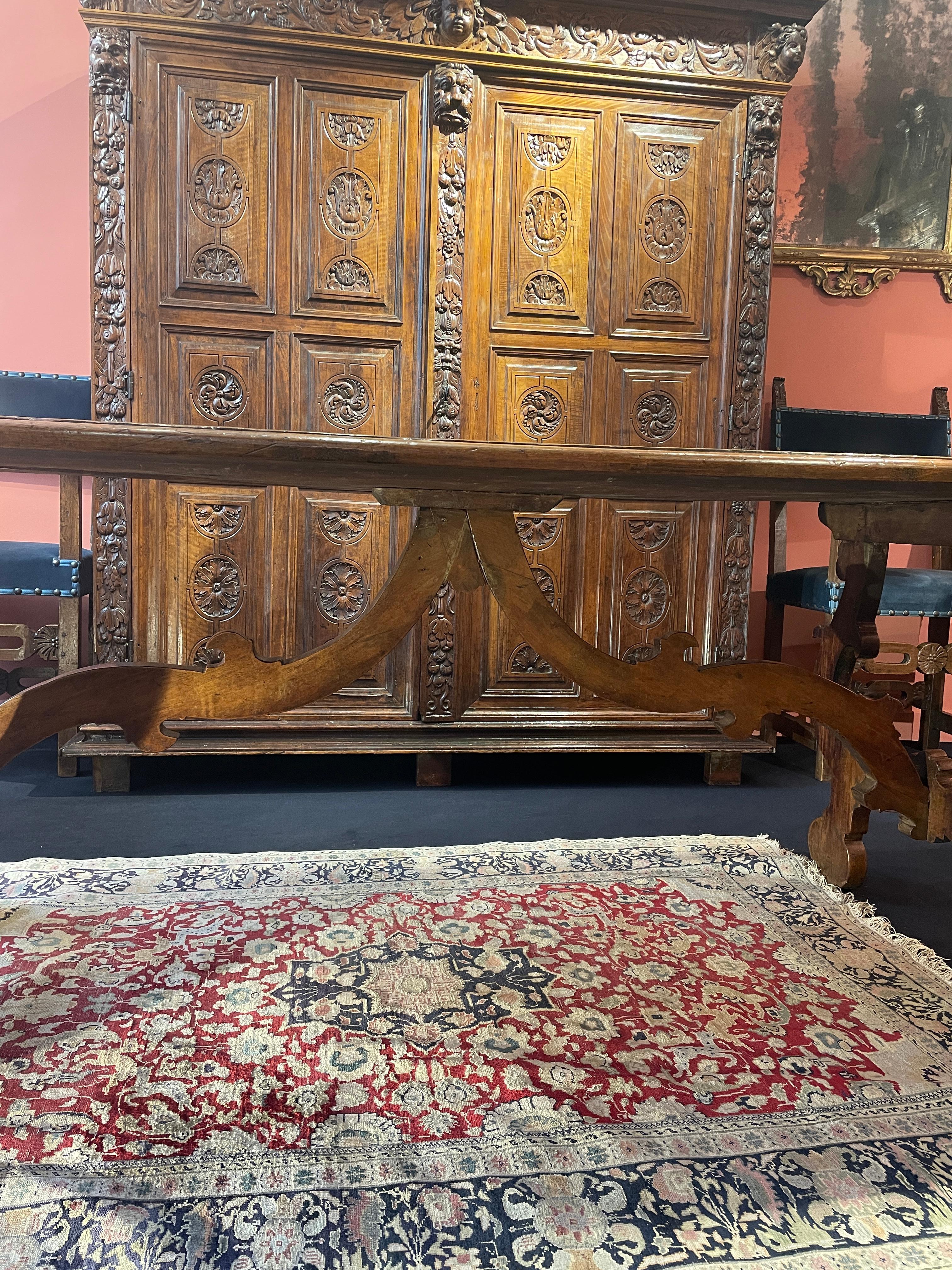 XVIIIe siècle et antérieur Belle table italienne 
