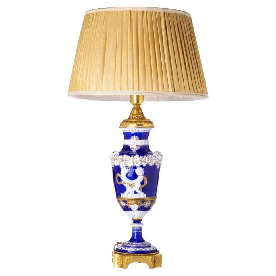 BEAUTIFUL ITALIAN TABLE LAMP 20th Century For Sale